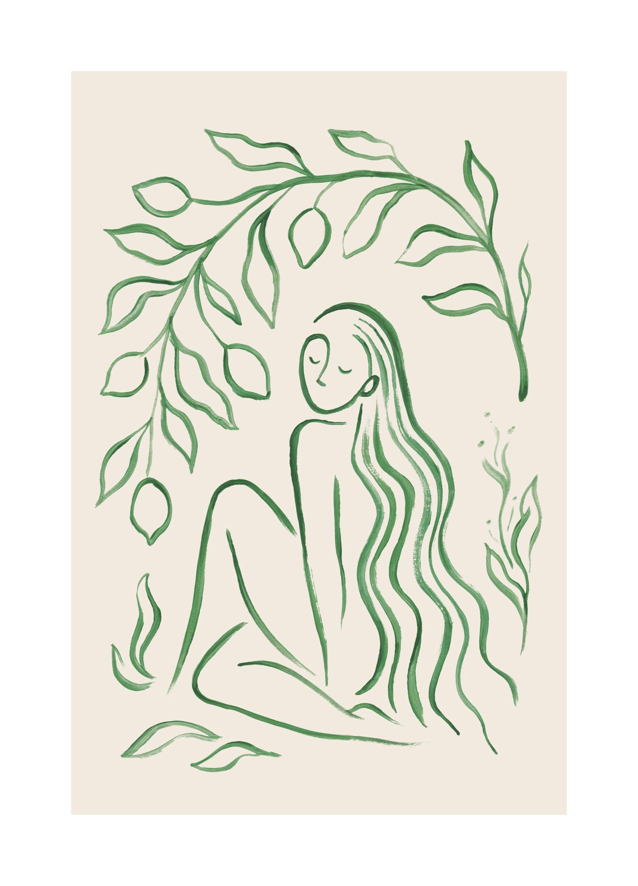 Prints - Into the Green No1 Print (50x70 cm) - Art prints