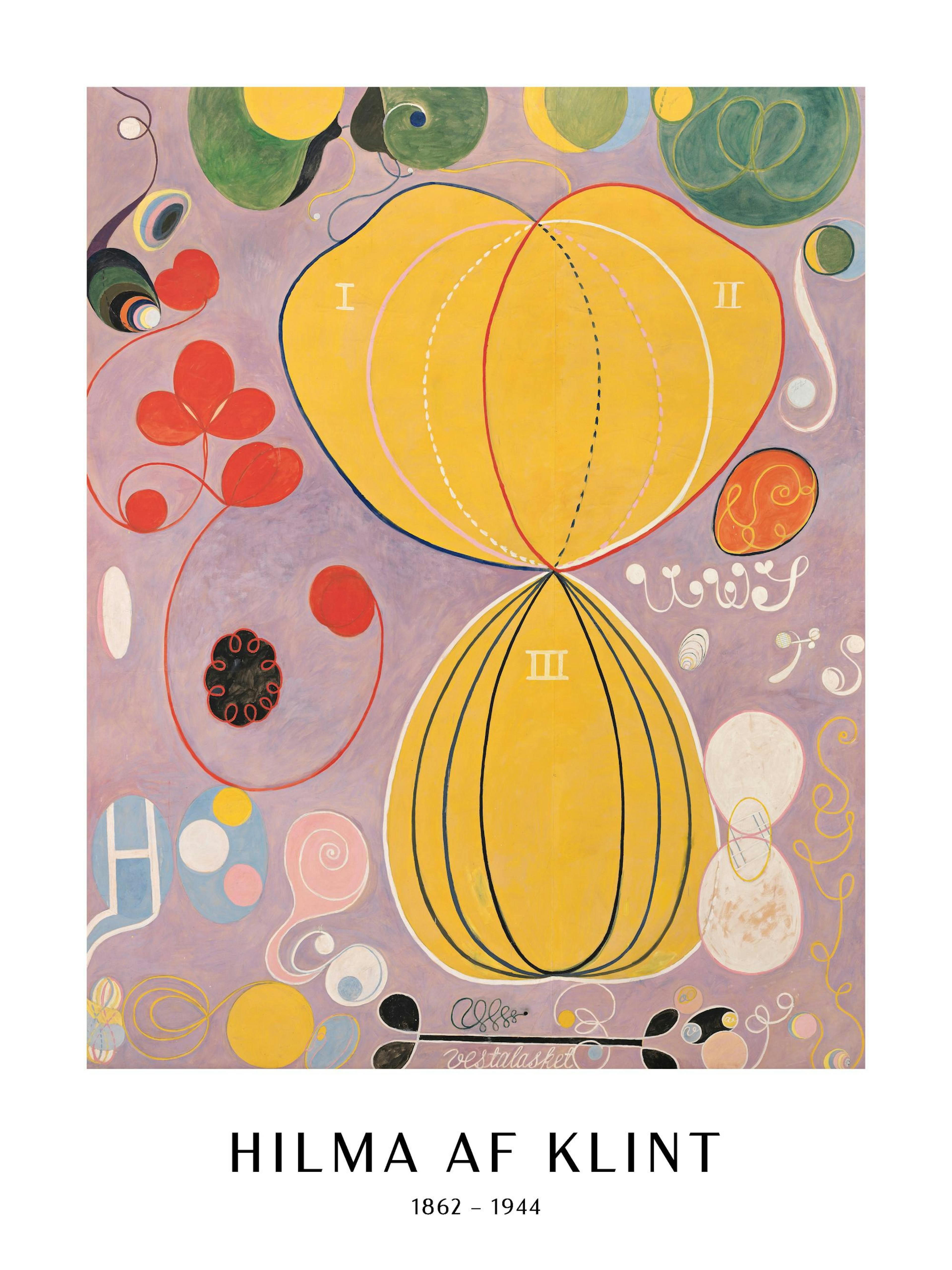 Print - Hilma af Klint - The Ten Largest, Adulthood, No. 7