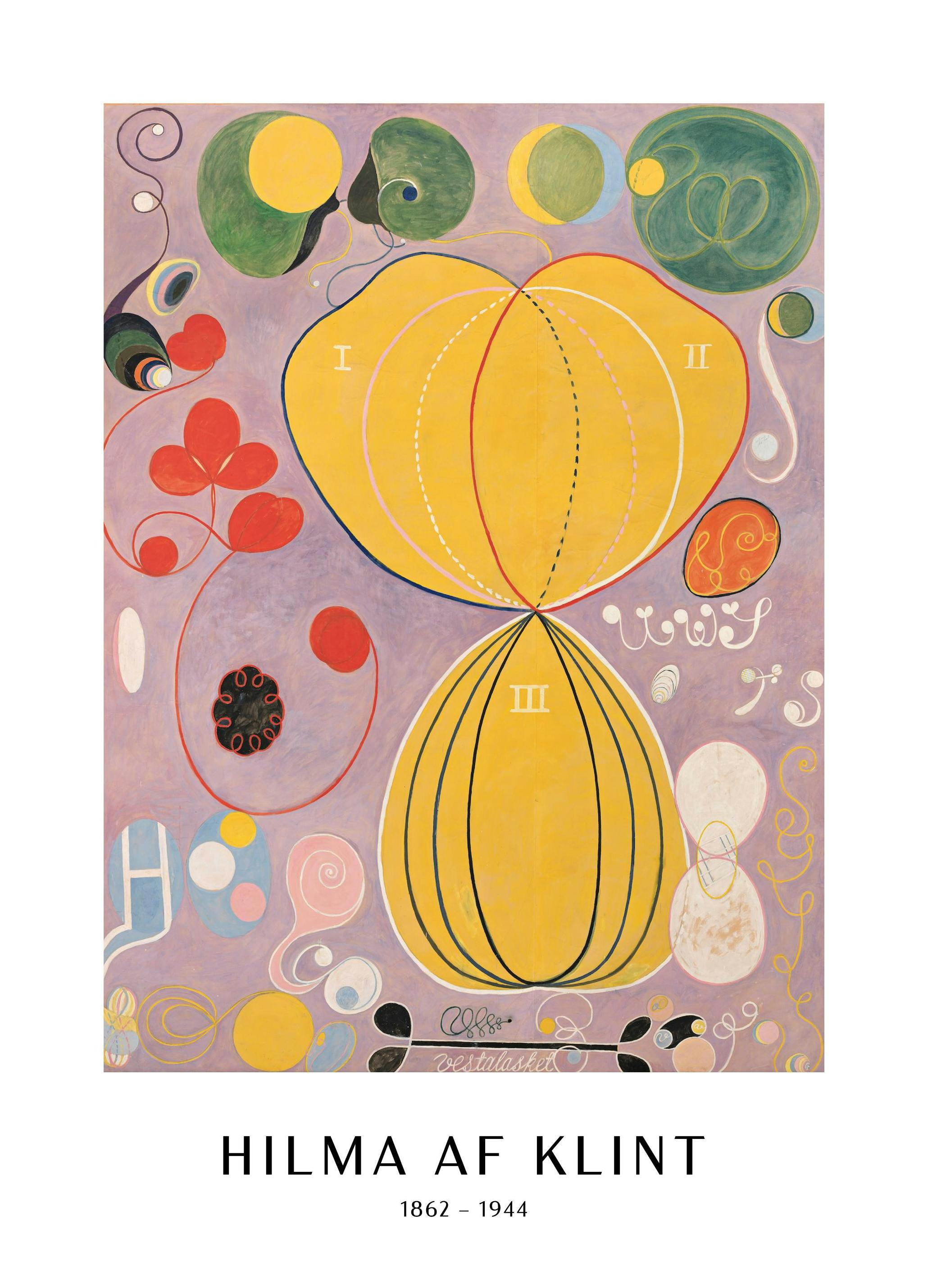 Plakat - Hilma af Klint - The Ten Largest, Adulthood, No. 7 (70x100 cm)