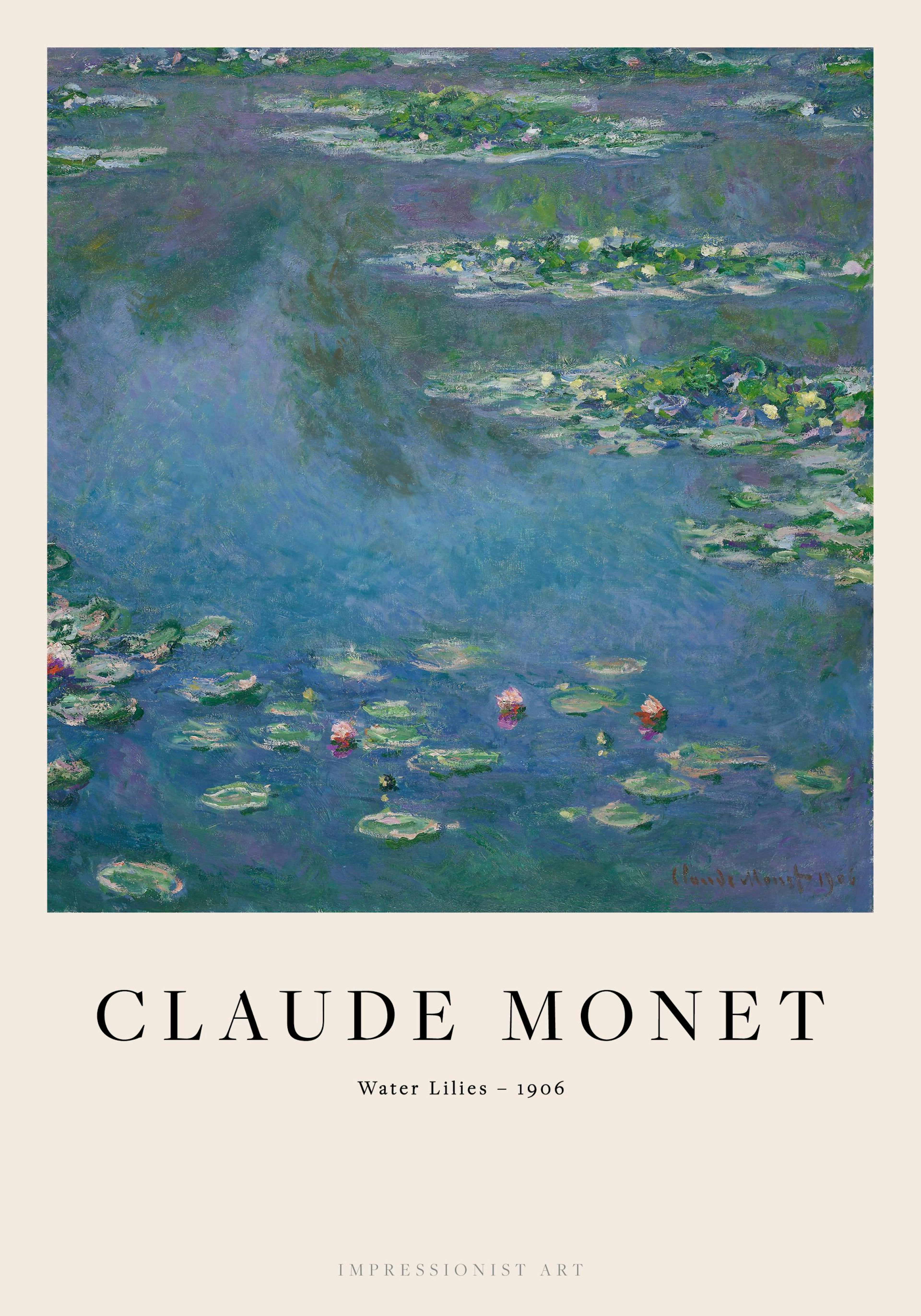 Monet - Water Lilies Poster