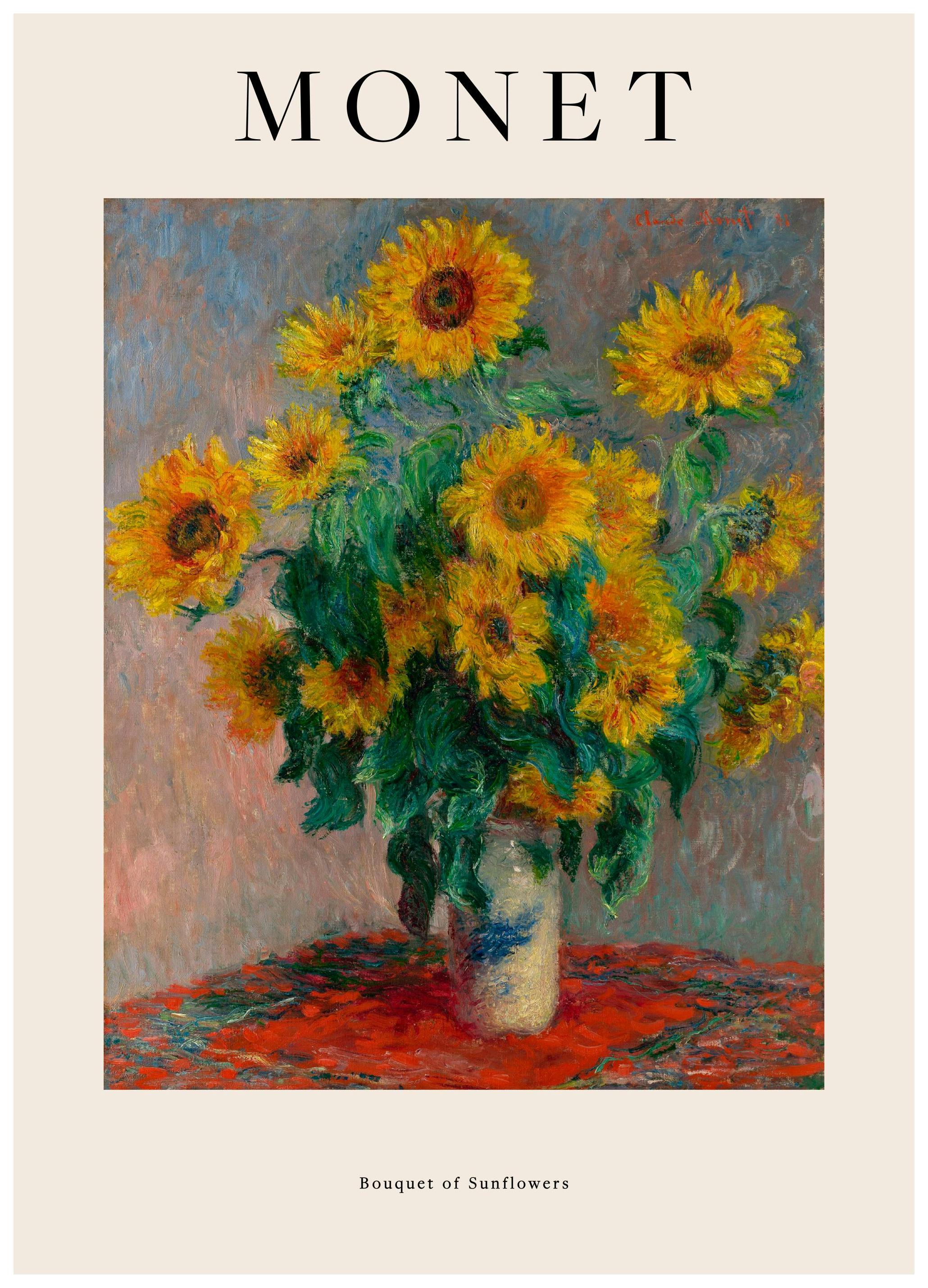 Prints - Monet - Bouquet of Sunflowers Print (50x70 cm) - Monet Prints