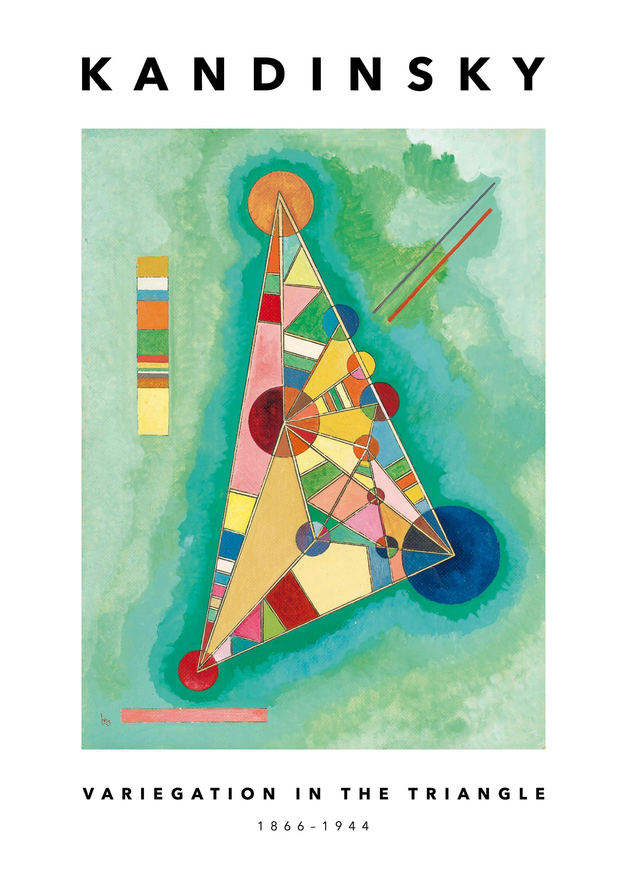Kandinsky - Variegation in the Triangle Print 0