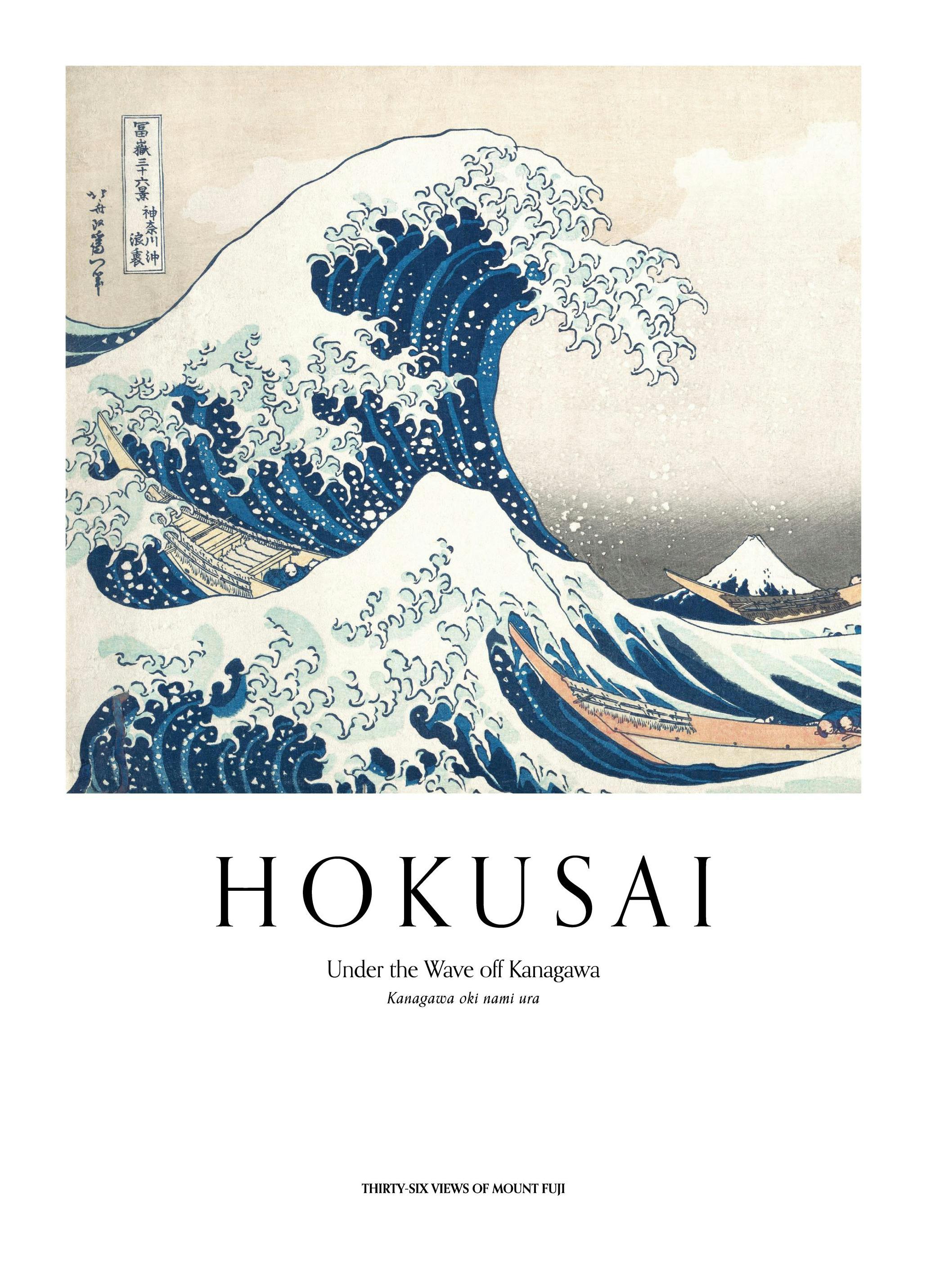 Hokusai - The Great Wave Poster (50x70 cm) - Hokusai Poster
