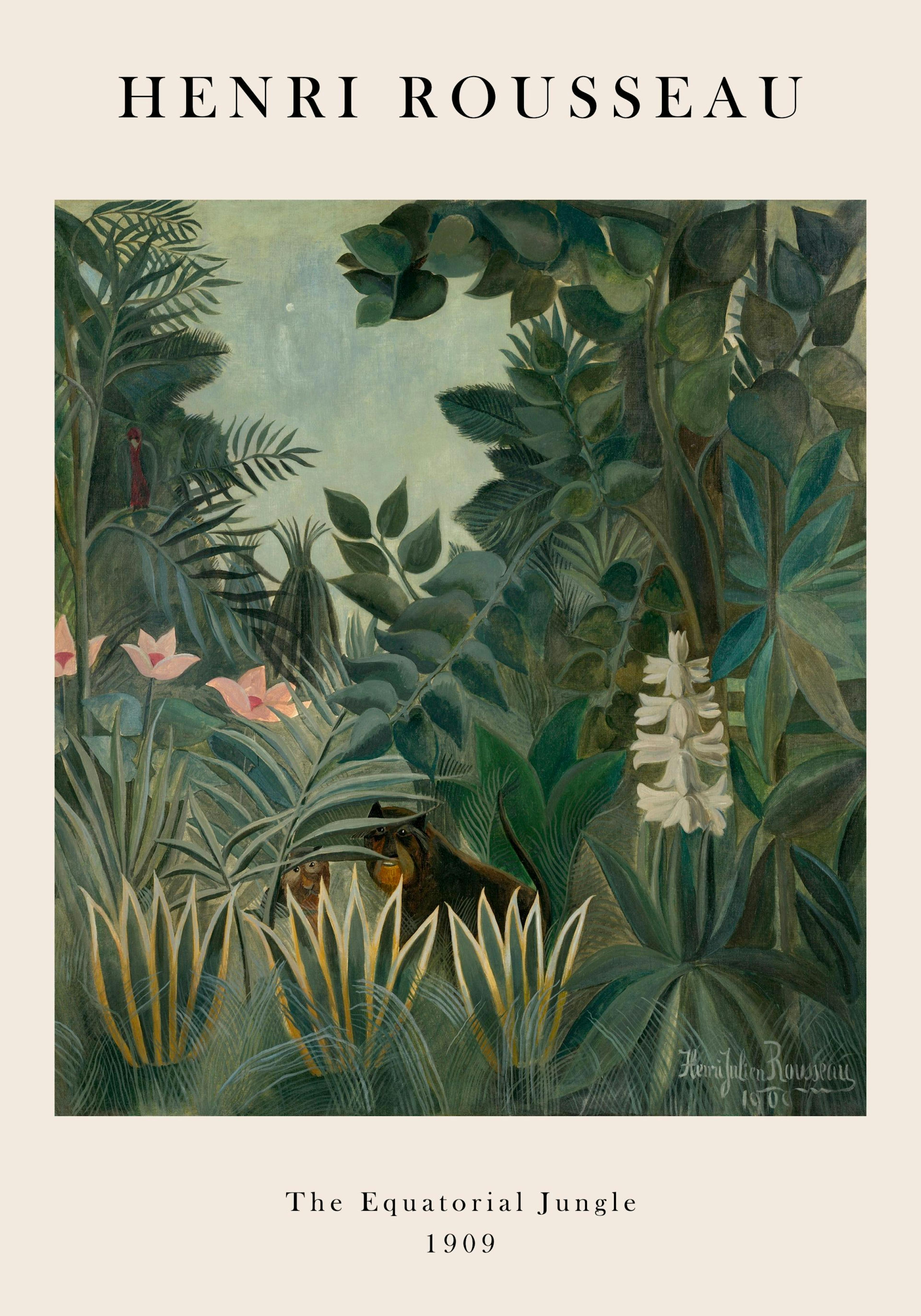 Rousseau - The Equatorial Jungle Print