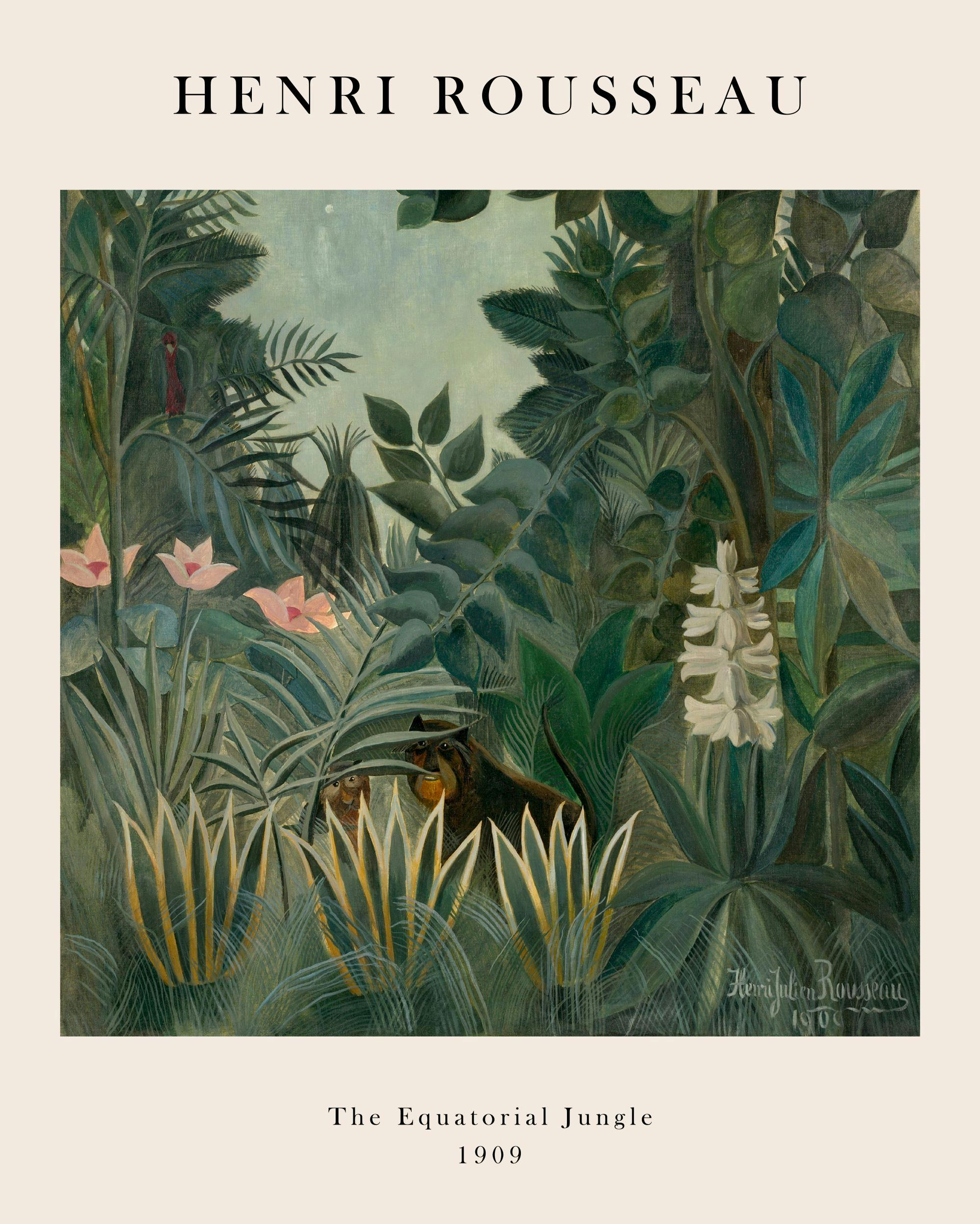 Rousseau - The Equatorial Jungle Print 0