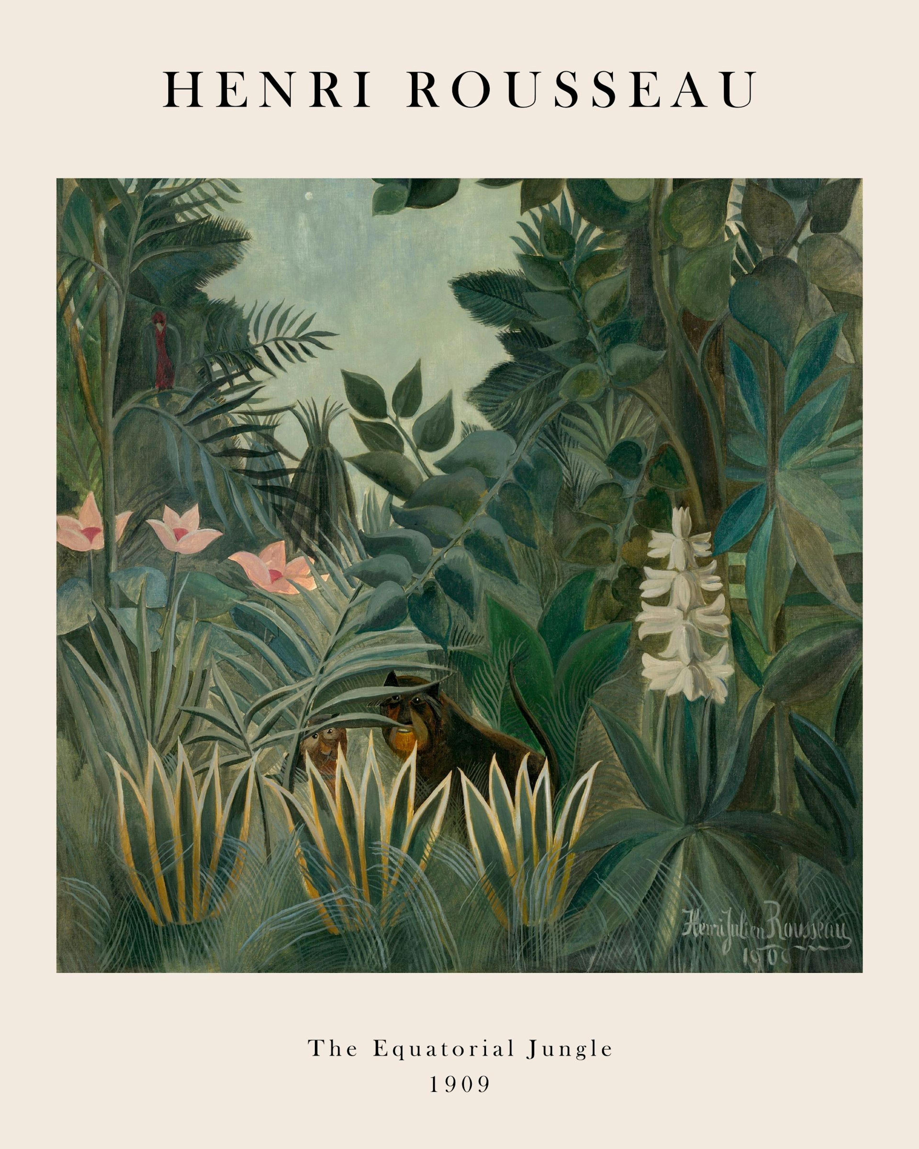 Rousseau - The Equatorial Jungle Print 0