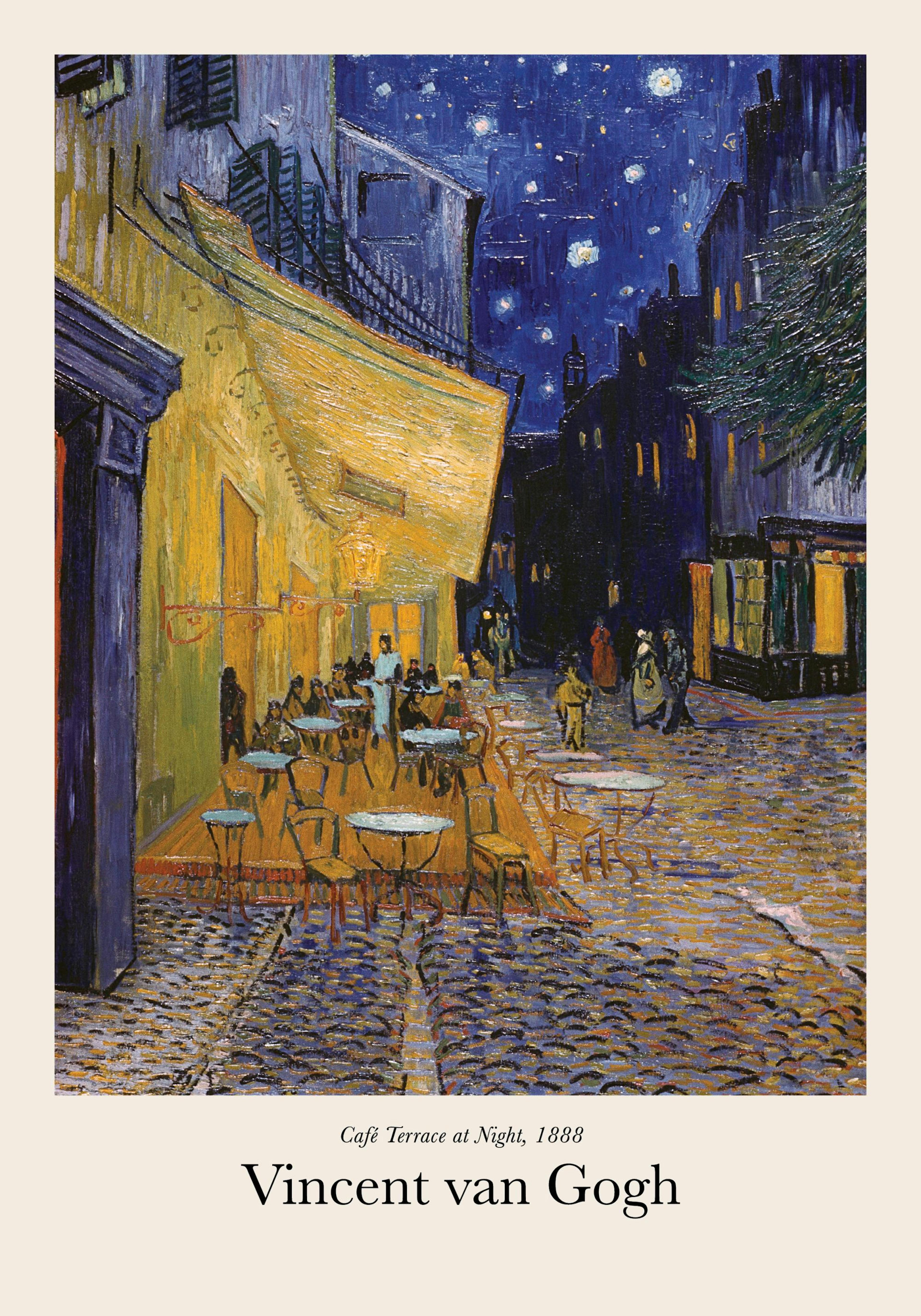 Van Gogh - Café Terrace at Night Juliste