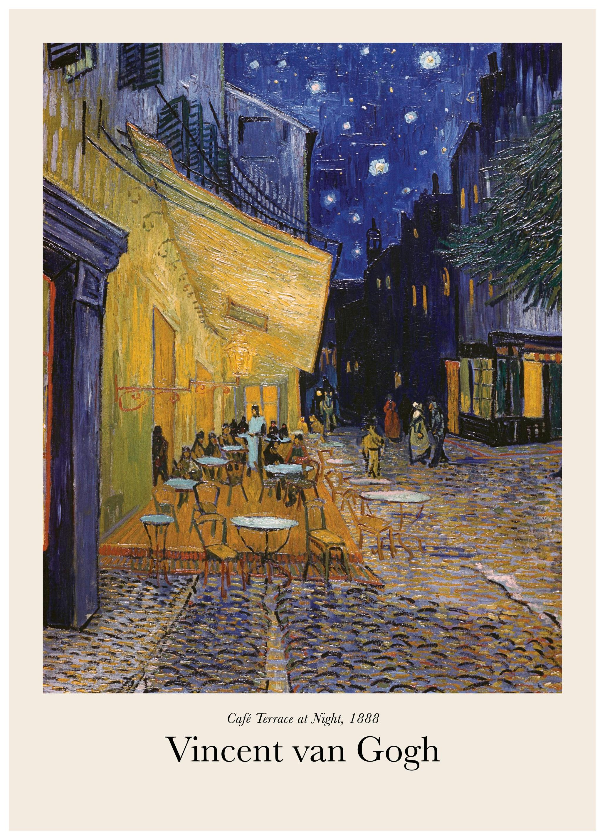 Prints - Van Gogh - Café Terrace at Night Print (30x40 cm) - Van Gogh Prints