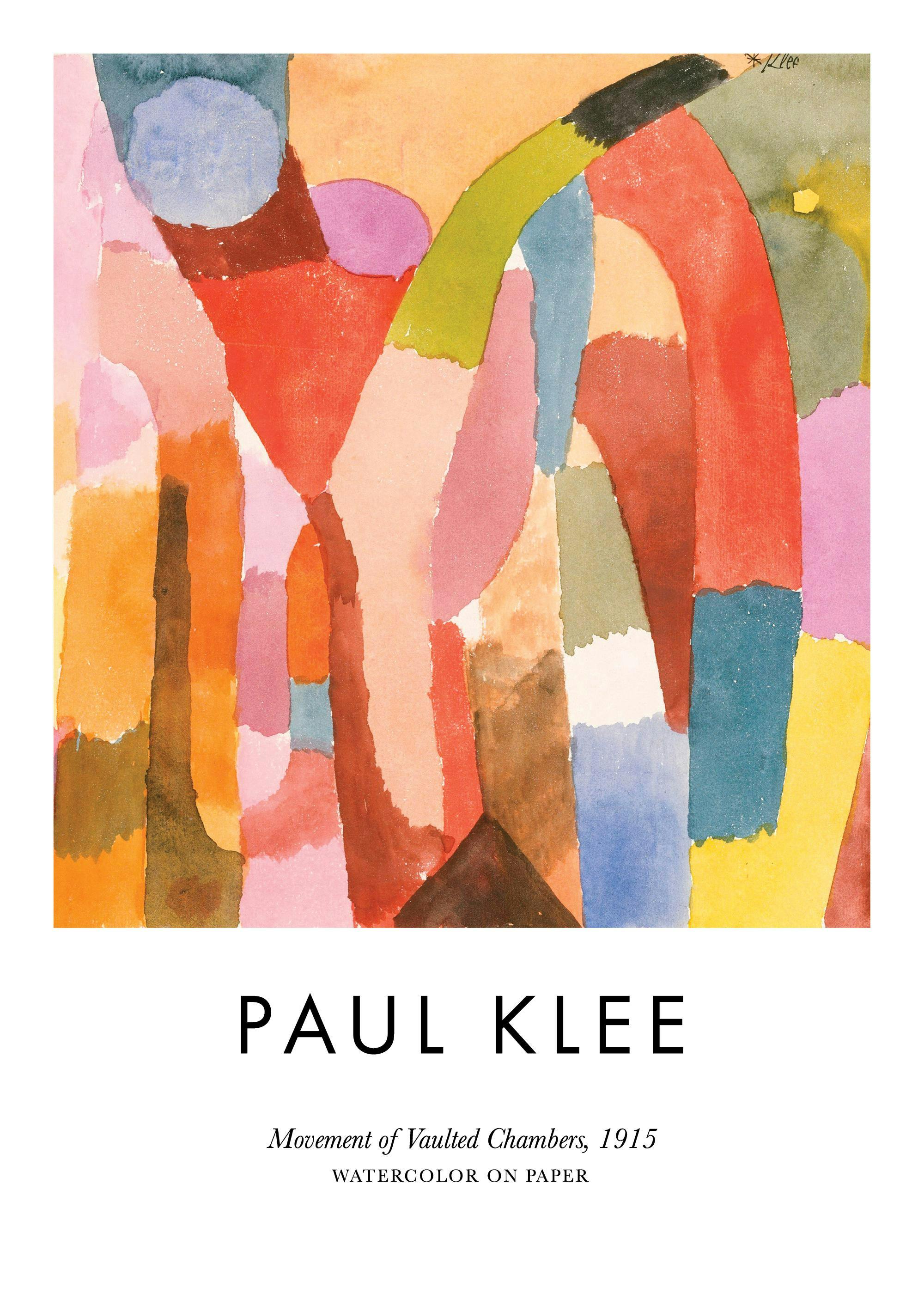 Paul Klee - Movement of Vaulted Chambers Poster 0