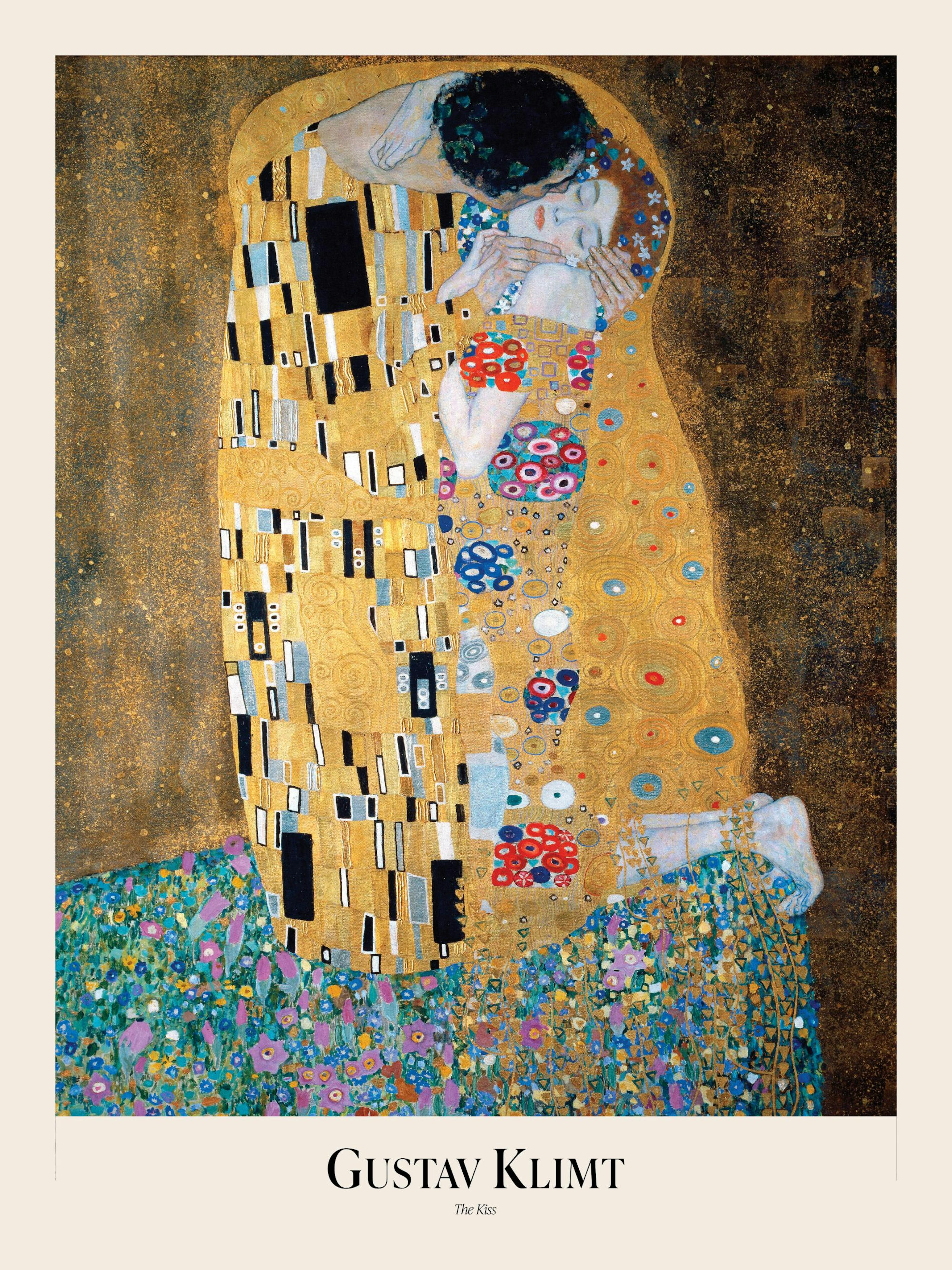 Gustav Klimt - The Kiss Poster