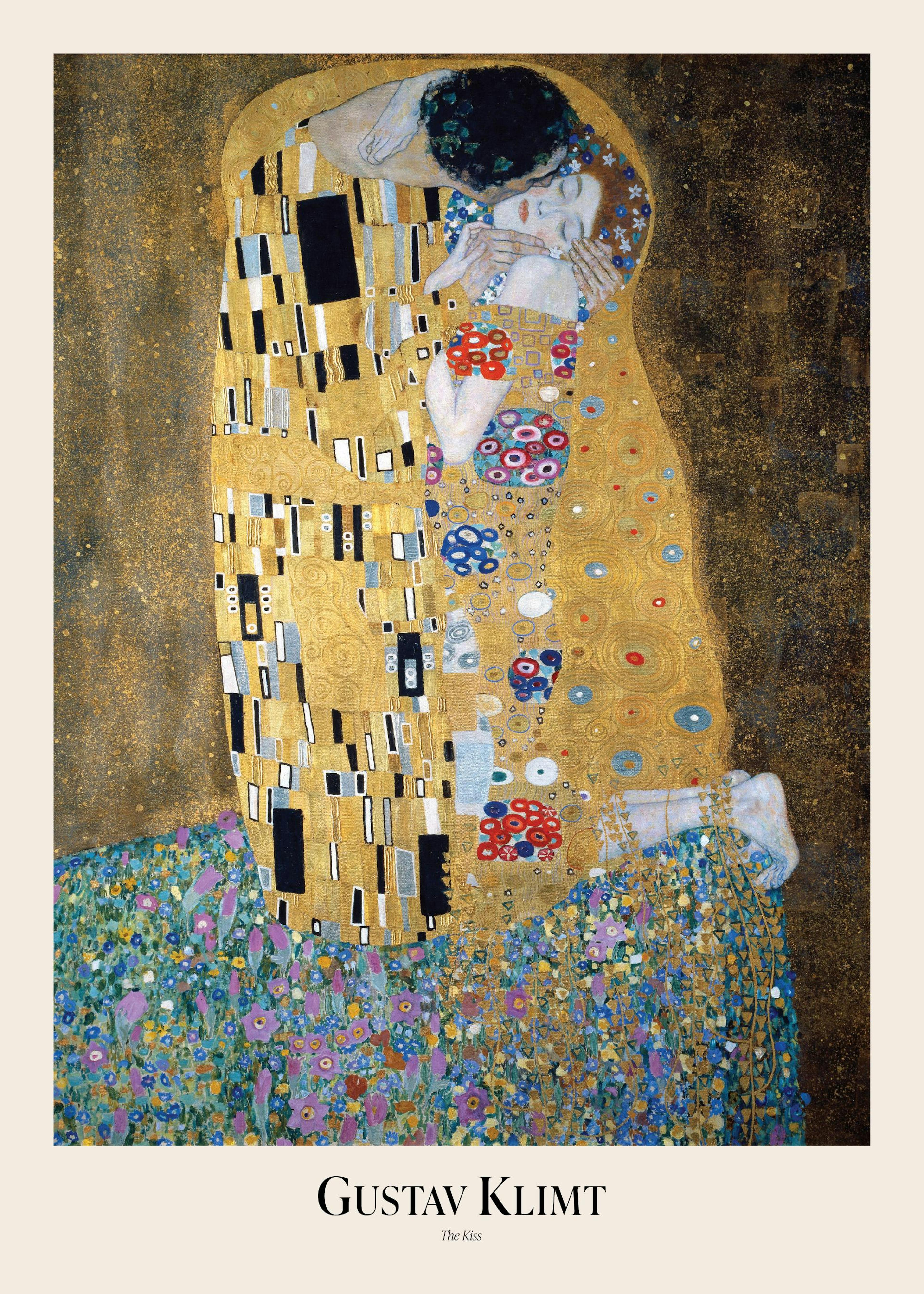 Gustav Klimt - The Kiss Affiche 0