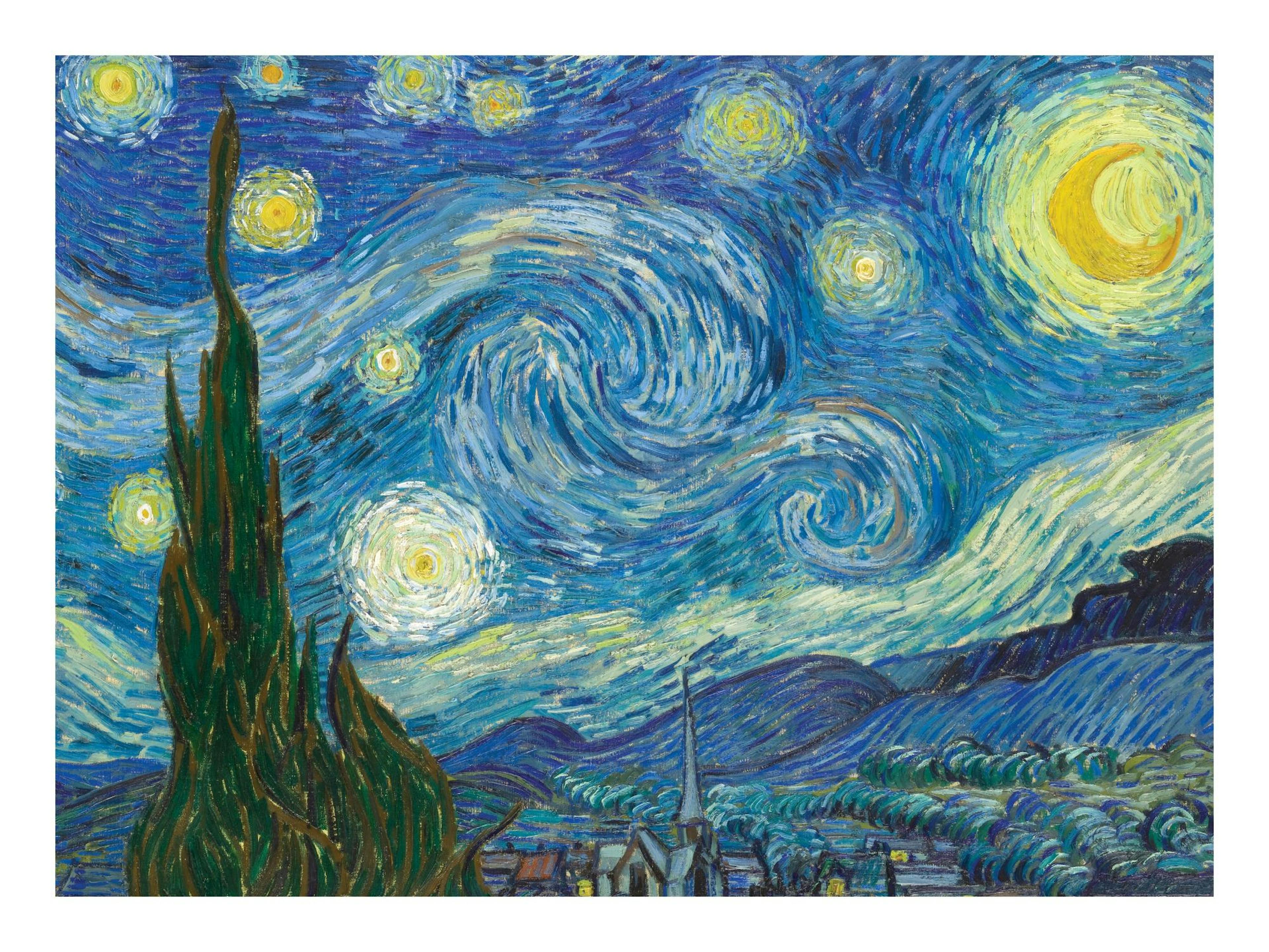 Van Gogh - The Starry Night Landscape Print