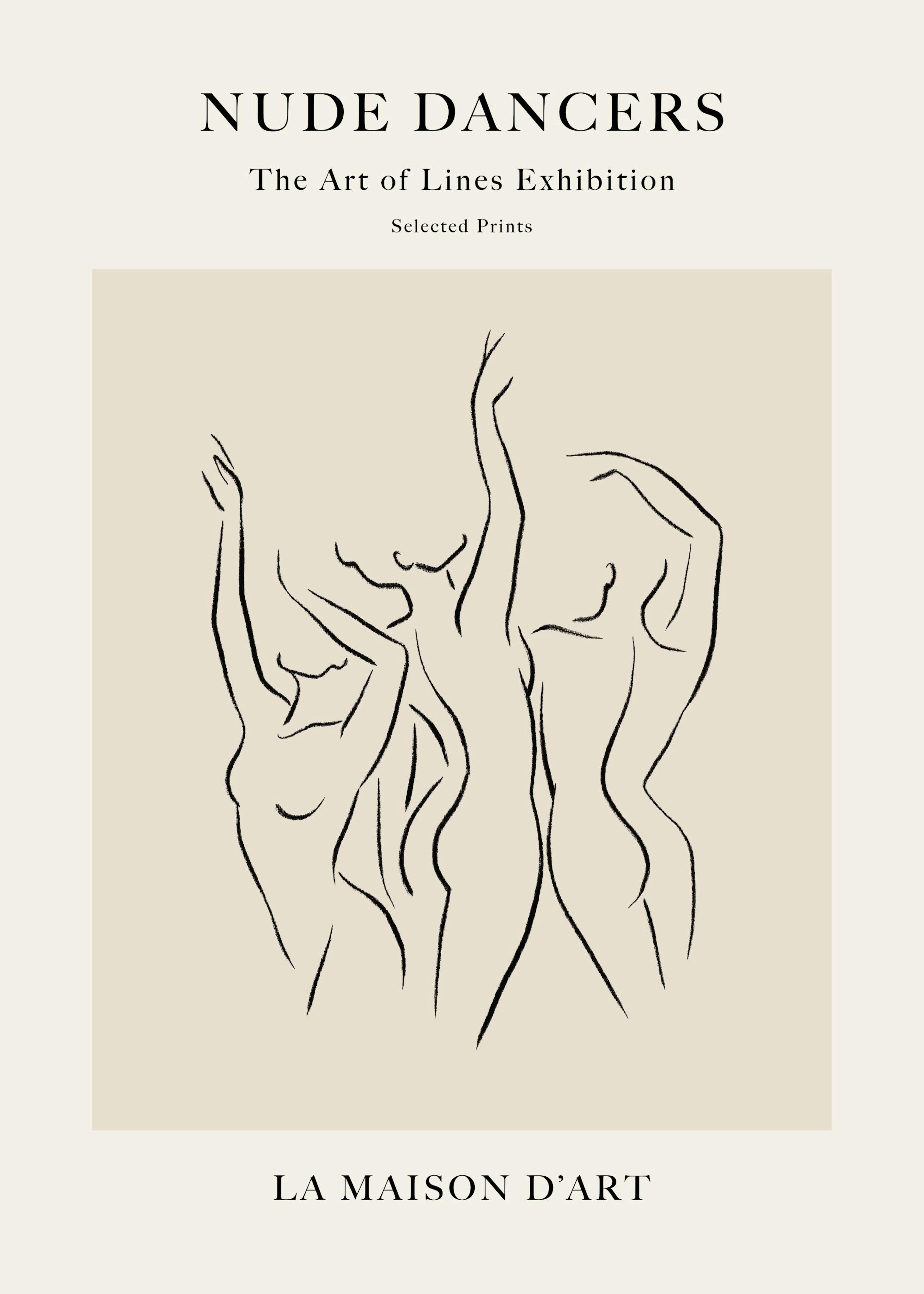 Nude Dancers No1 Print 0