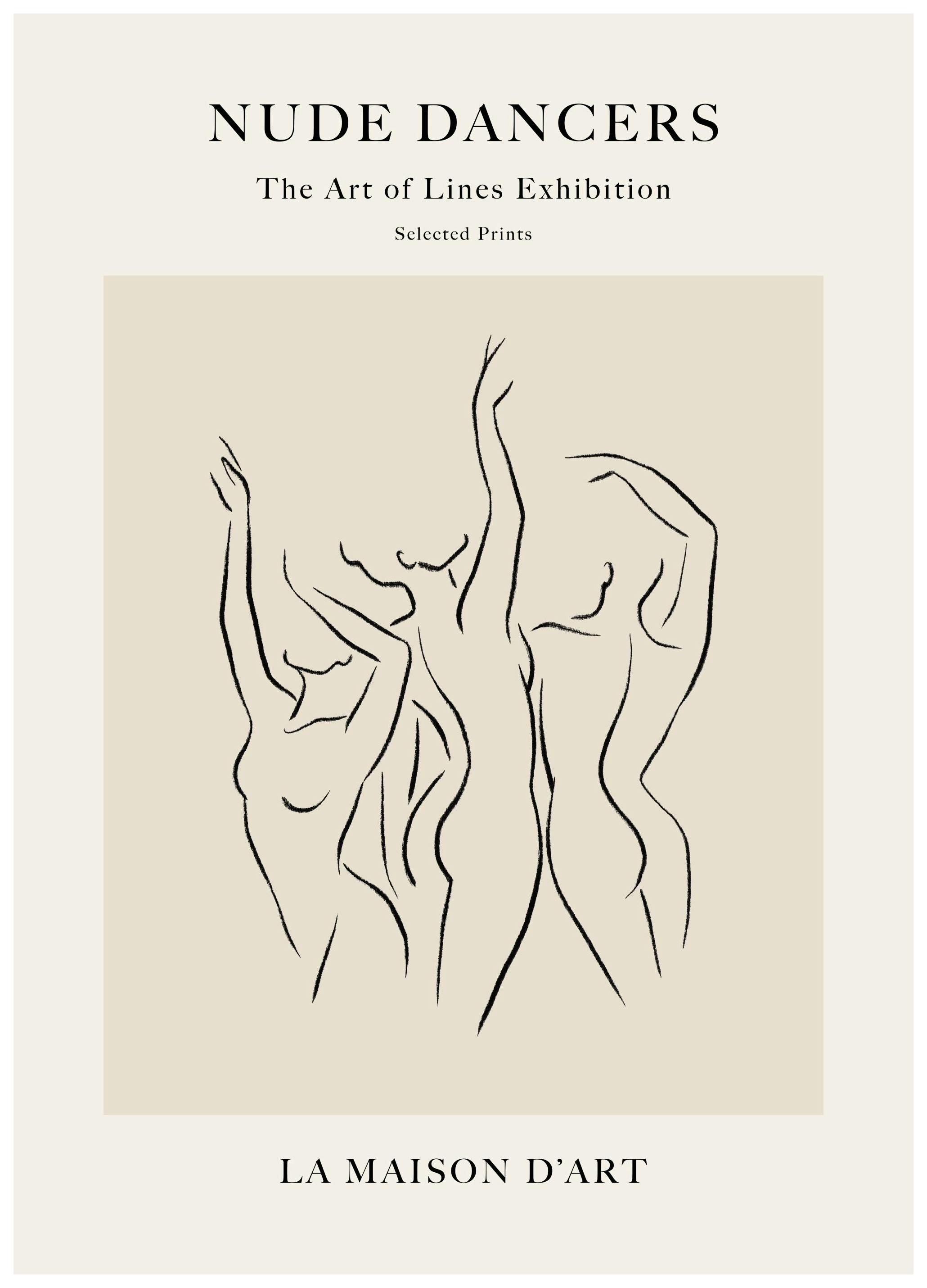 Nude Dancers No1 Poster (50x70 cm)