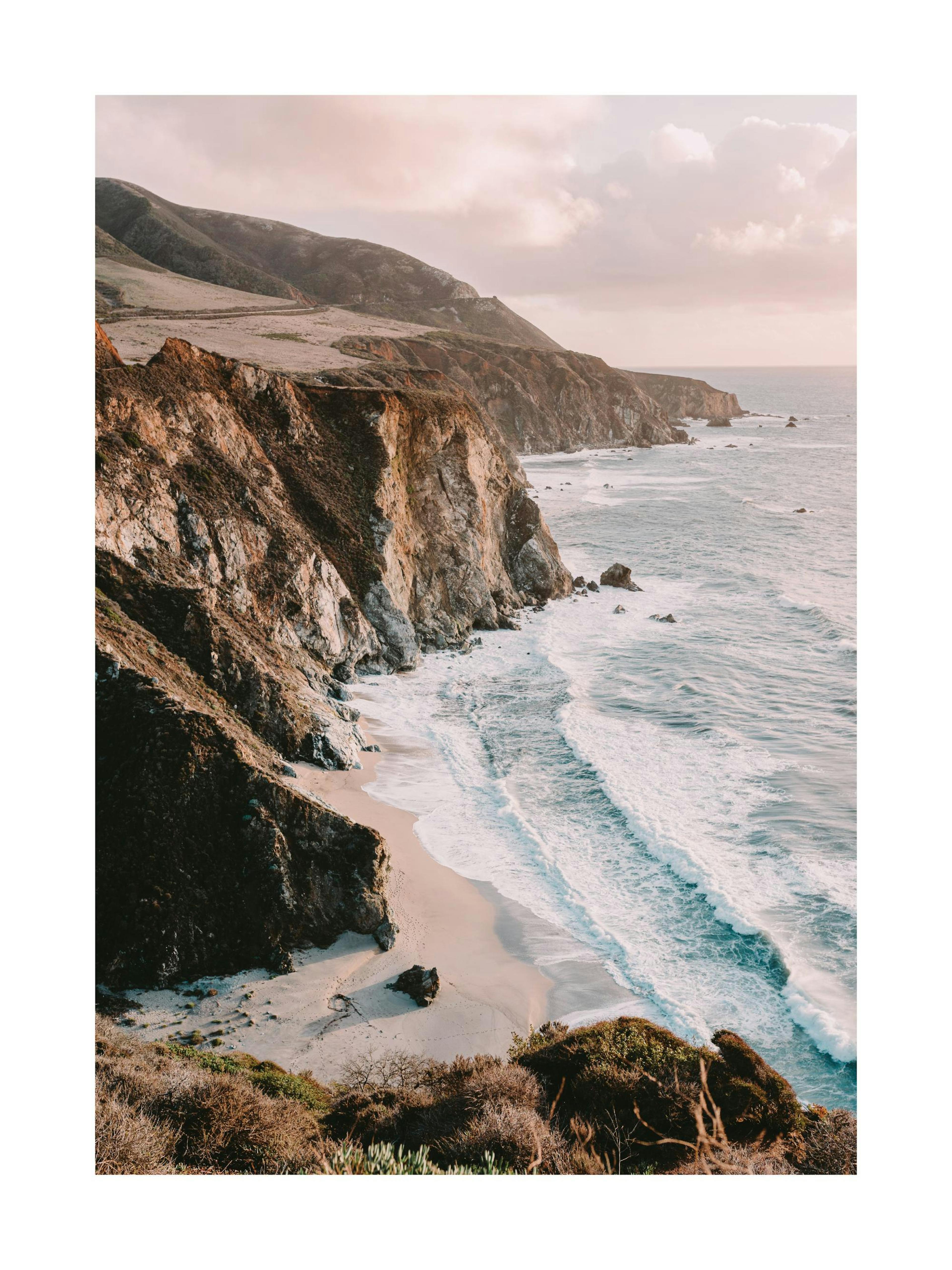 Big Sur Coastline Affiche