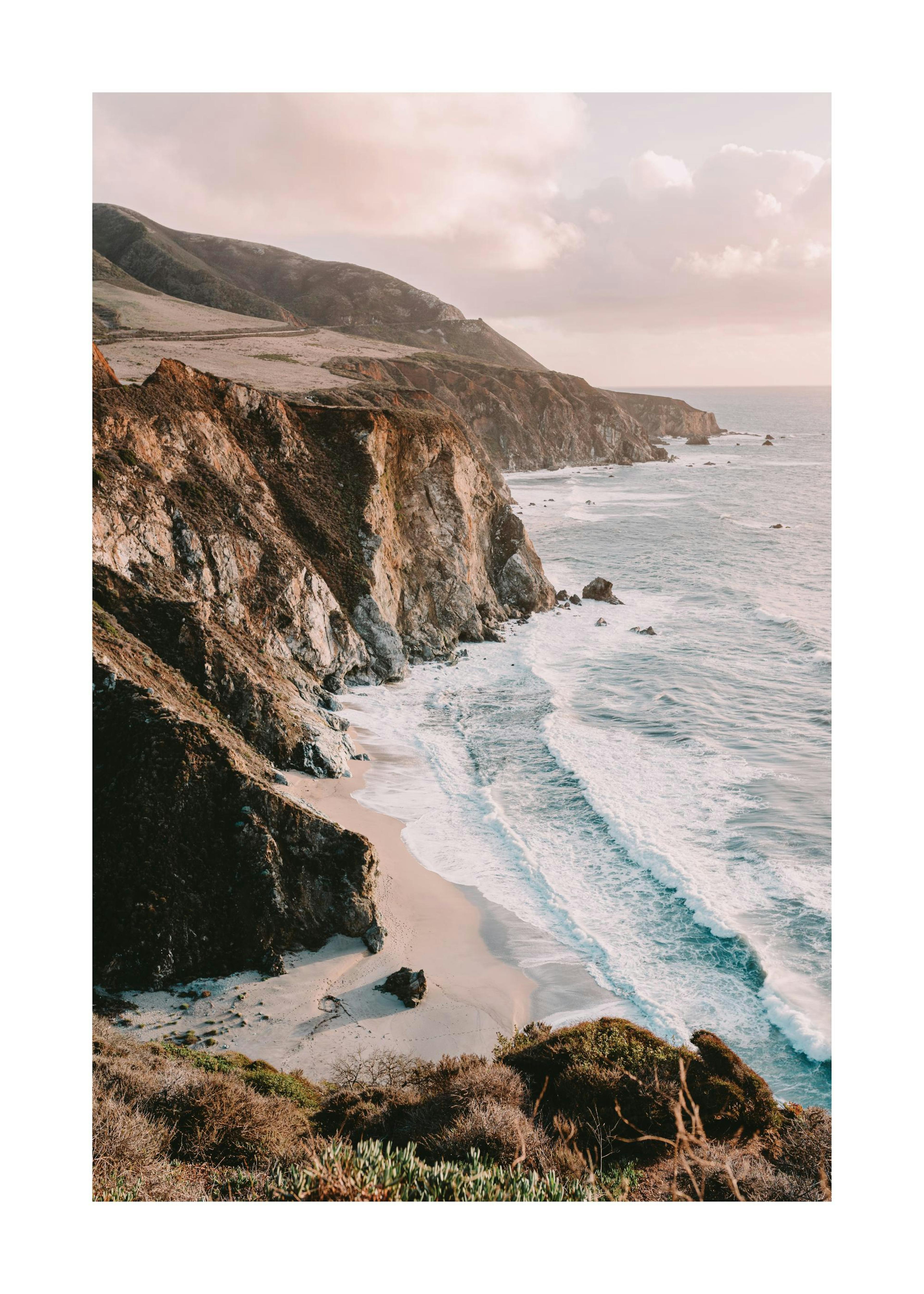 Big Sur Coastline Poster 0