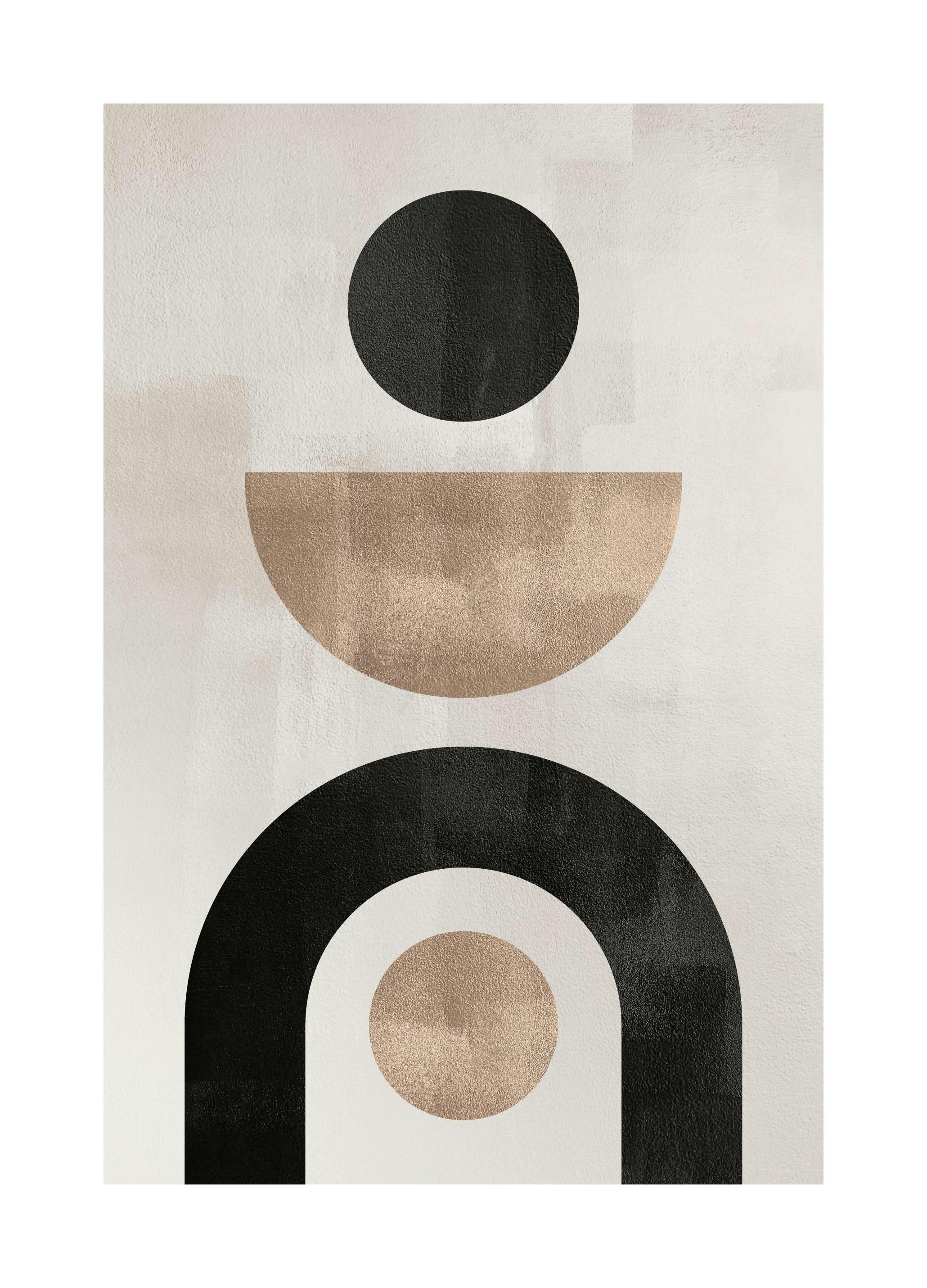 Berlin Shapes No1 Poster (21x30 cm) - Poster