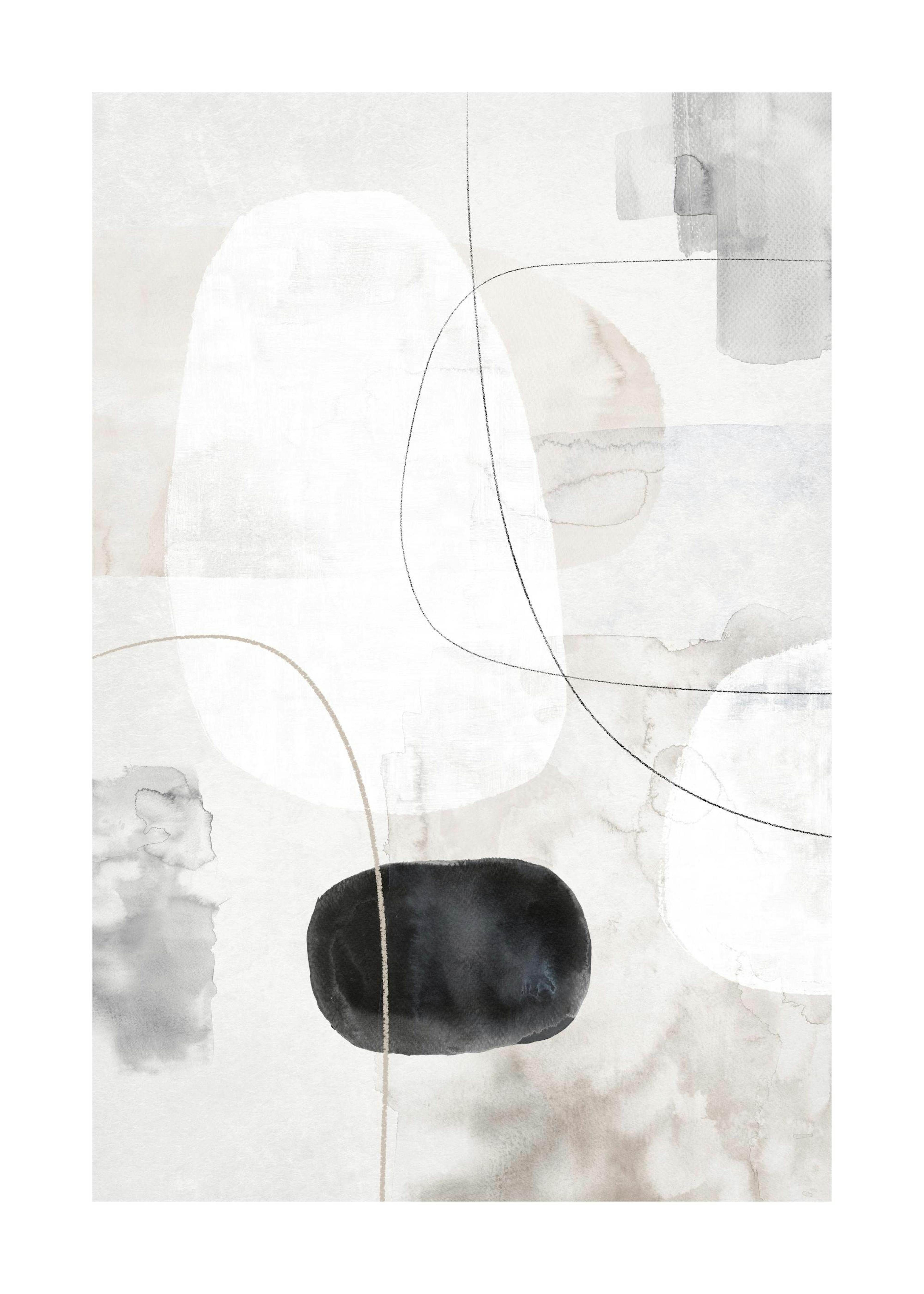 Abstract Watercolor Touch No1 Affiche 0