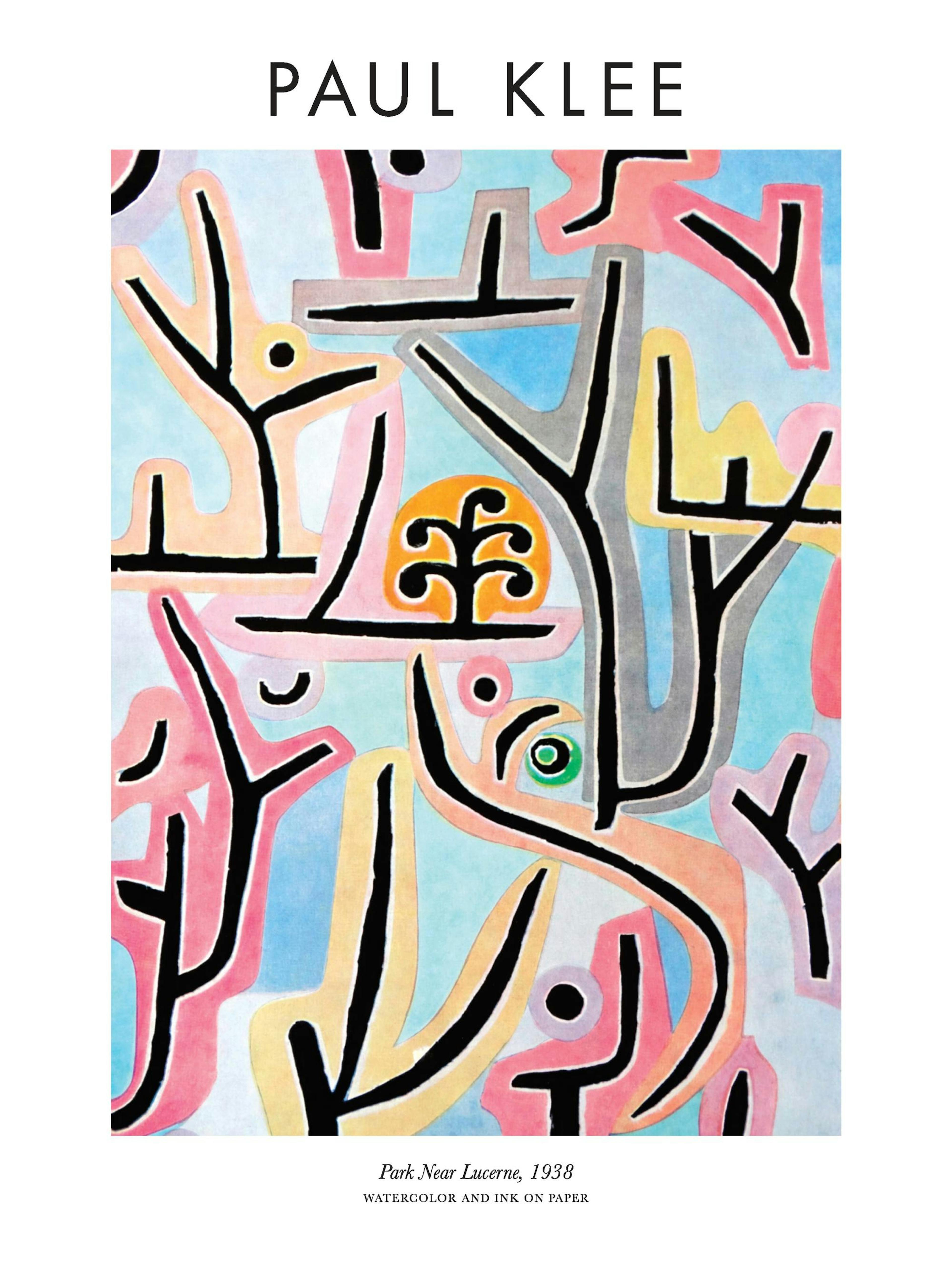 Paul Klee - Park Near Lucerne Print