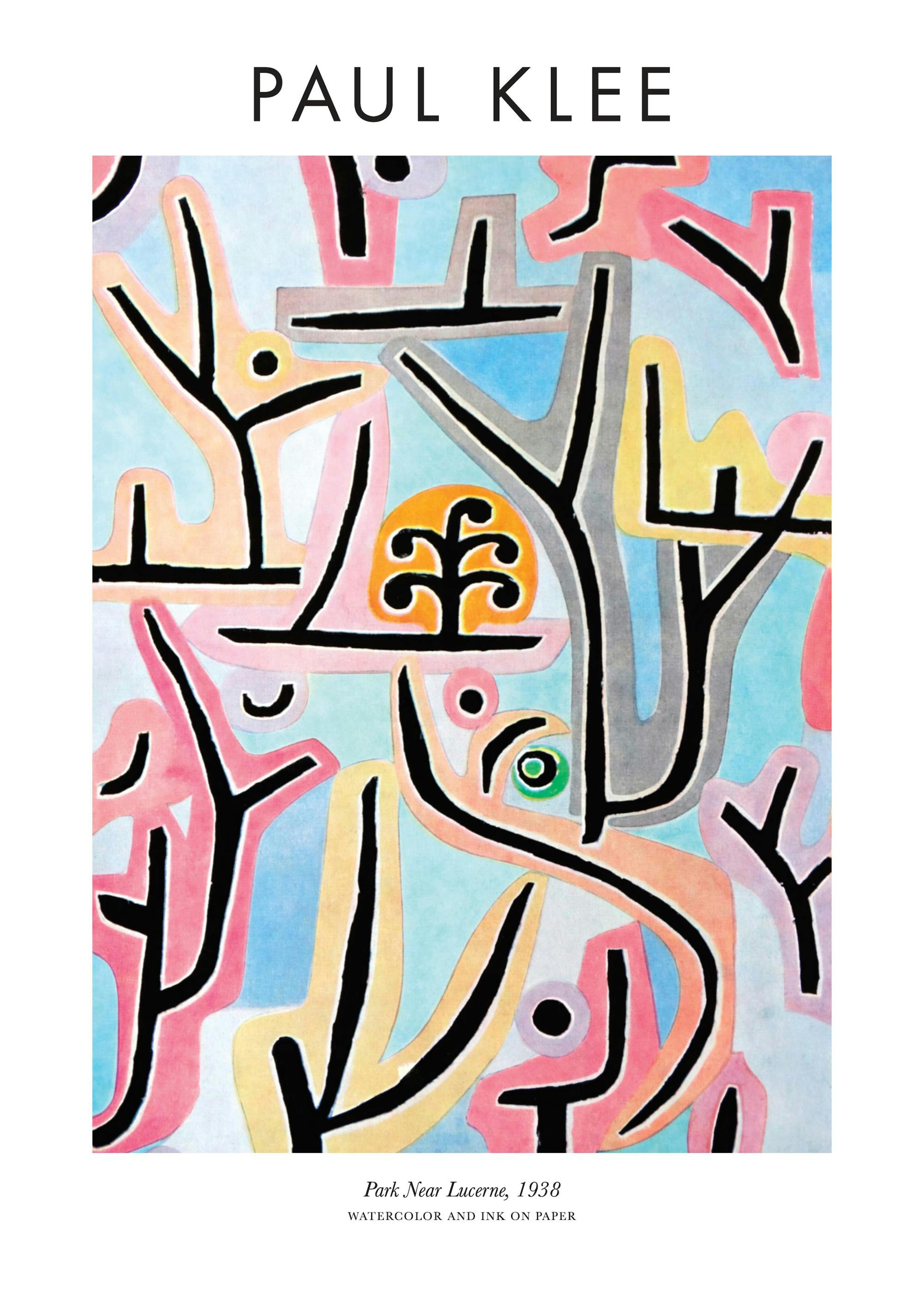 Paul Klee - Park Near Lucerne Poster 0