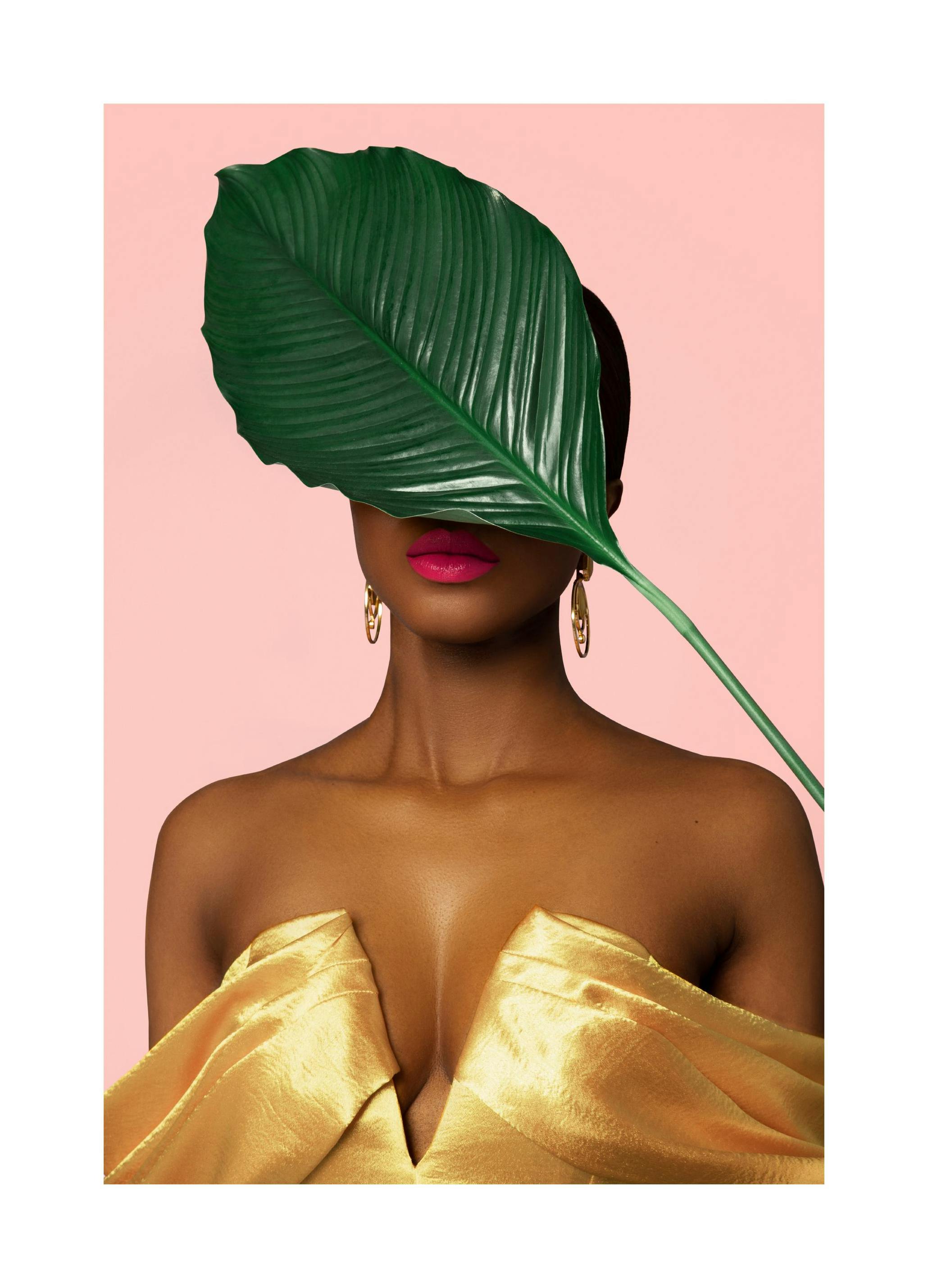 Behind My Leaf Poster (50x70 cm)- Arte fotográfica