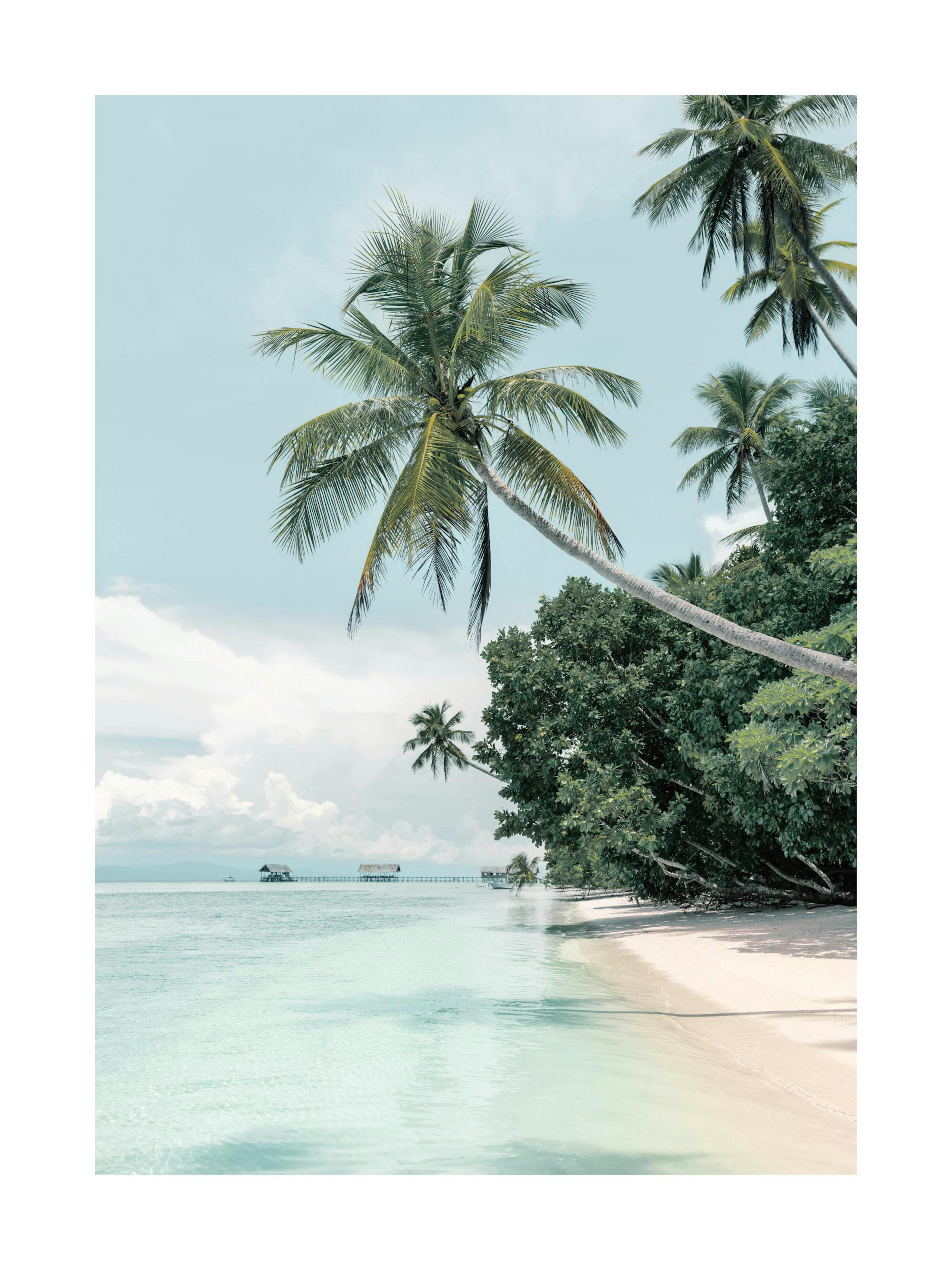 Tropical Sand Beach Poster