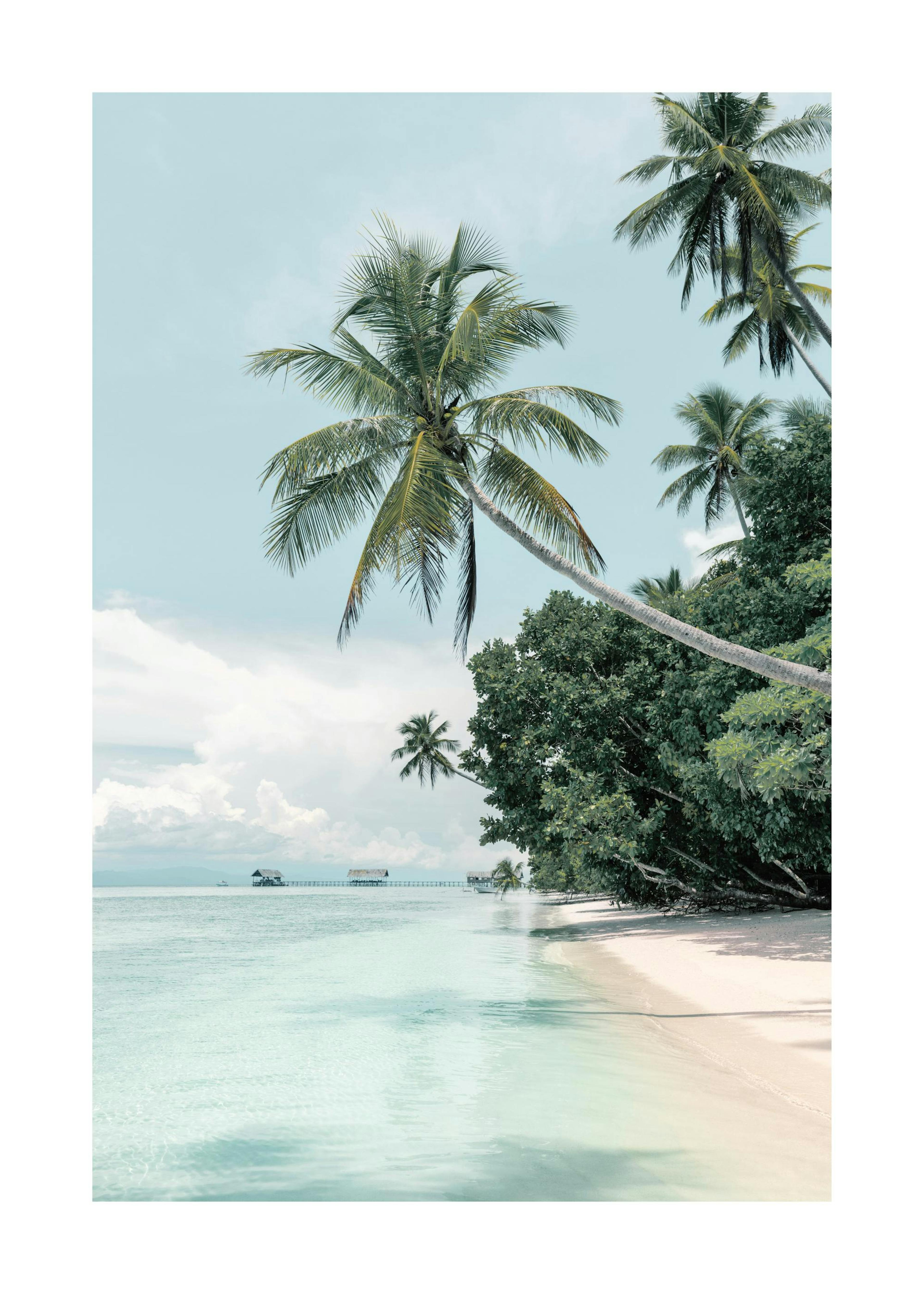 Tropical Sand Beach Poster 0