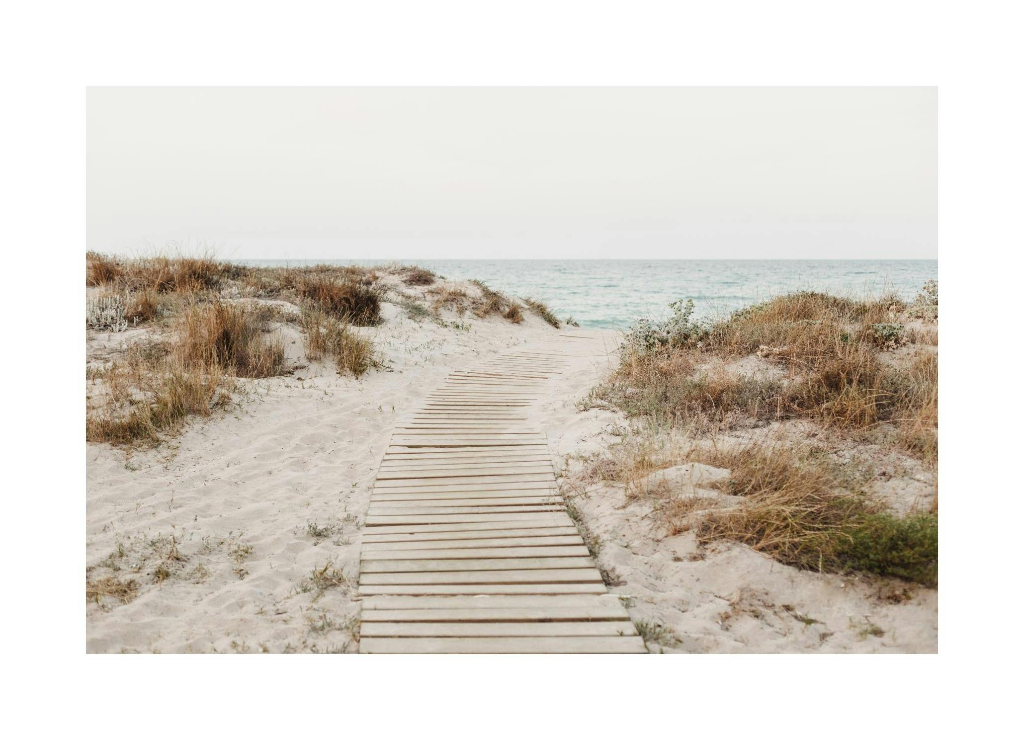 Beach Path Print (30x40 cm)
