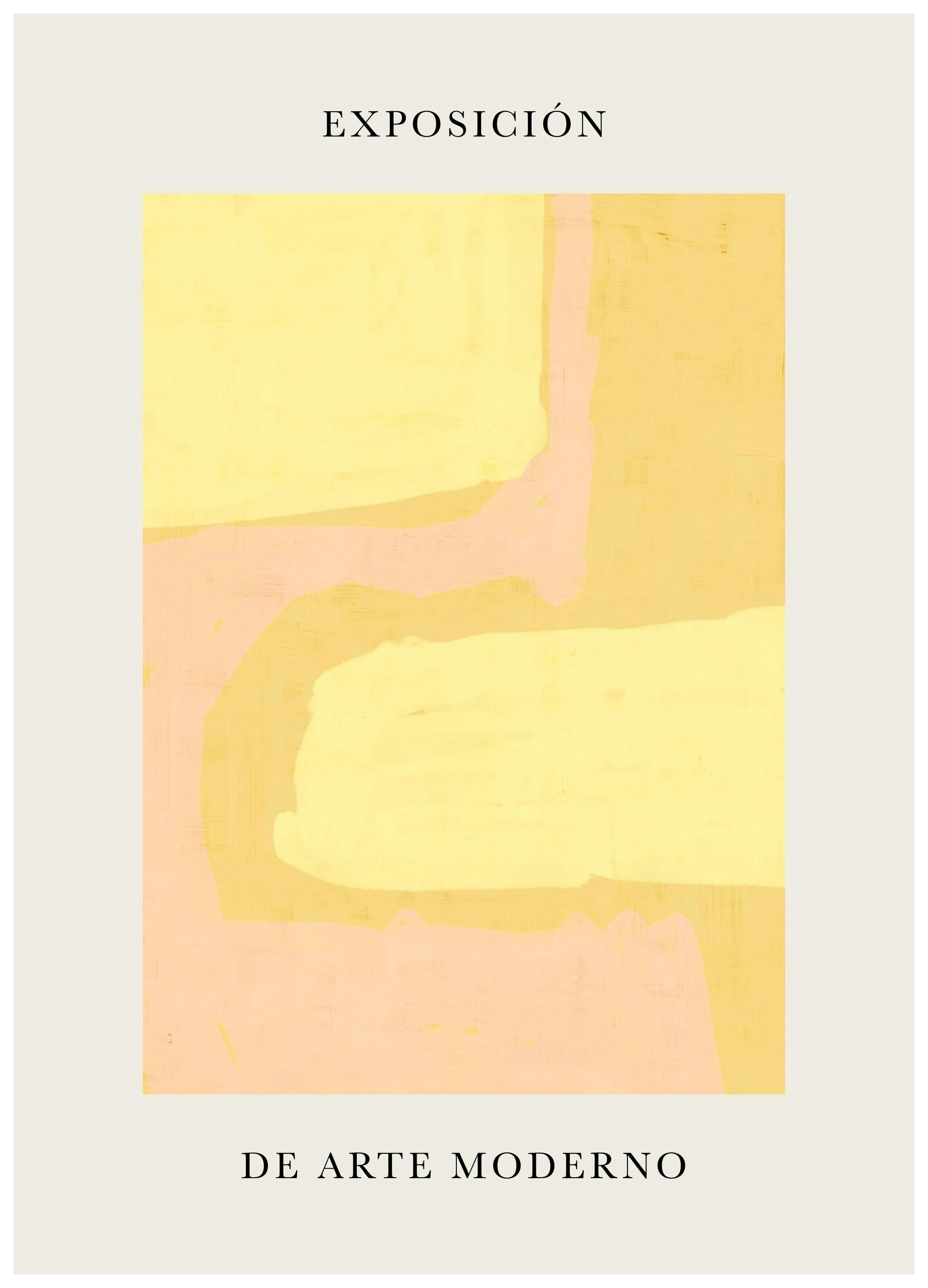 Exposición No3 Plakat (50x70 cm)- Sztuka abstrakcyjna