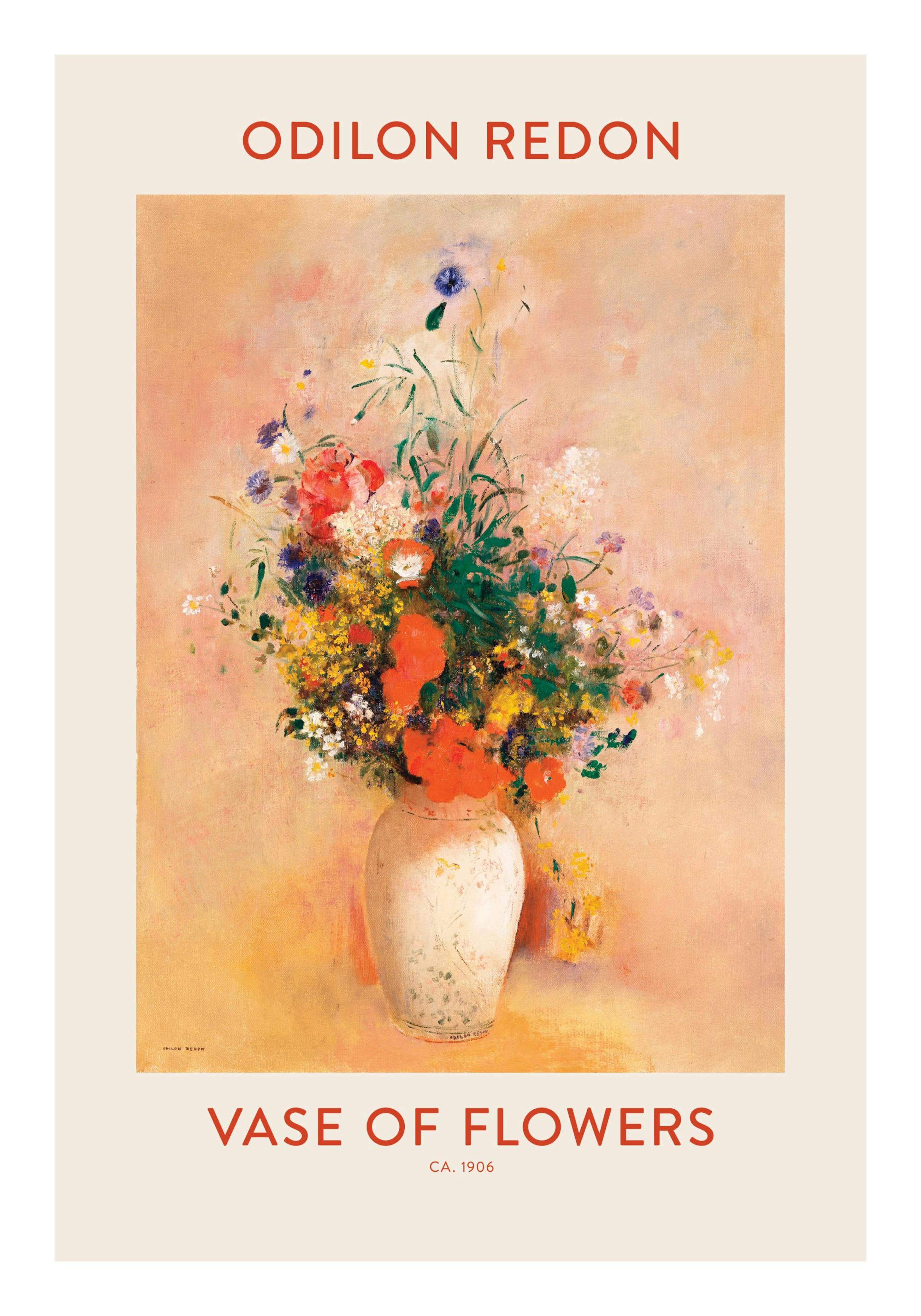Odilon Redon - Vase of Flowers Plakat