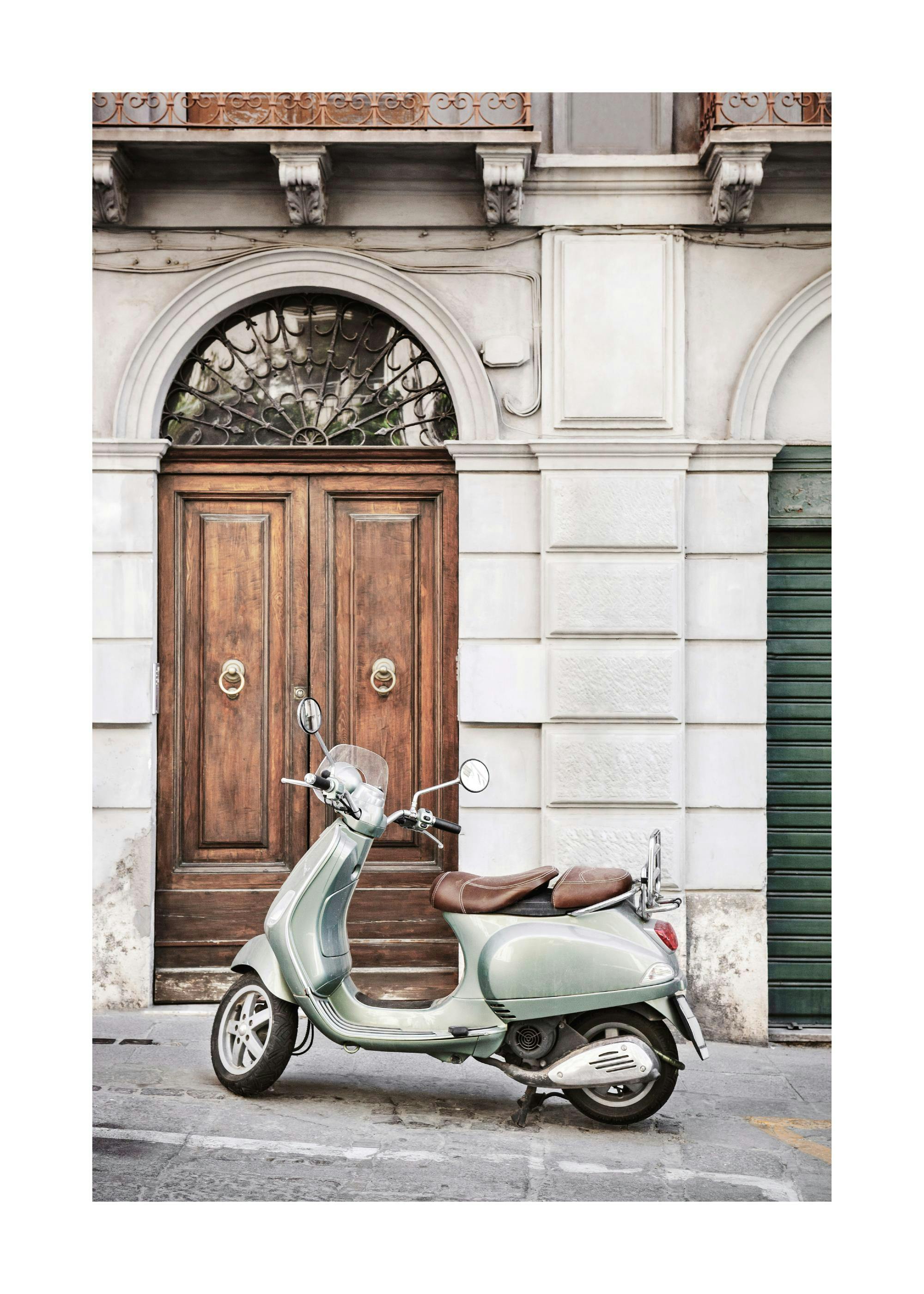 Scooter in Italy Plagát 0