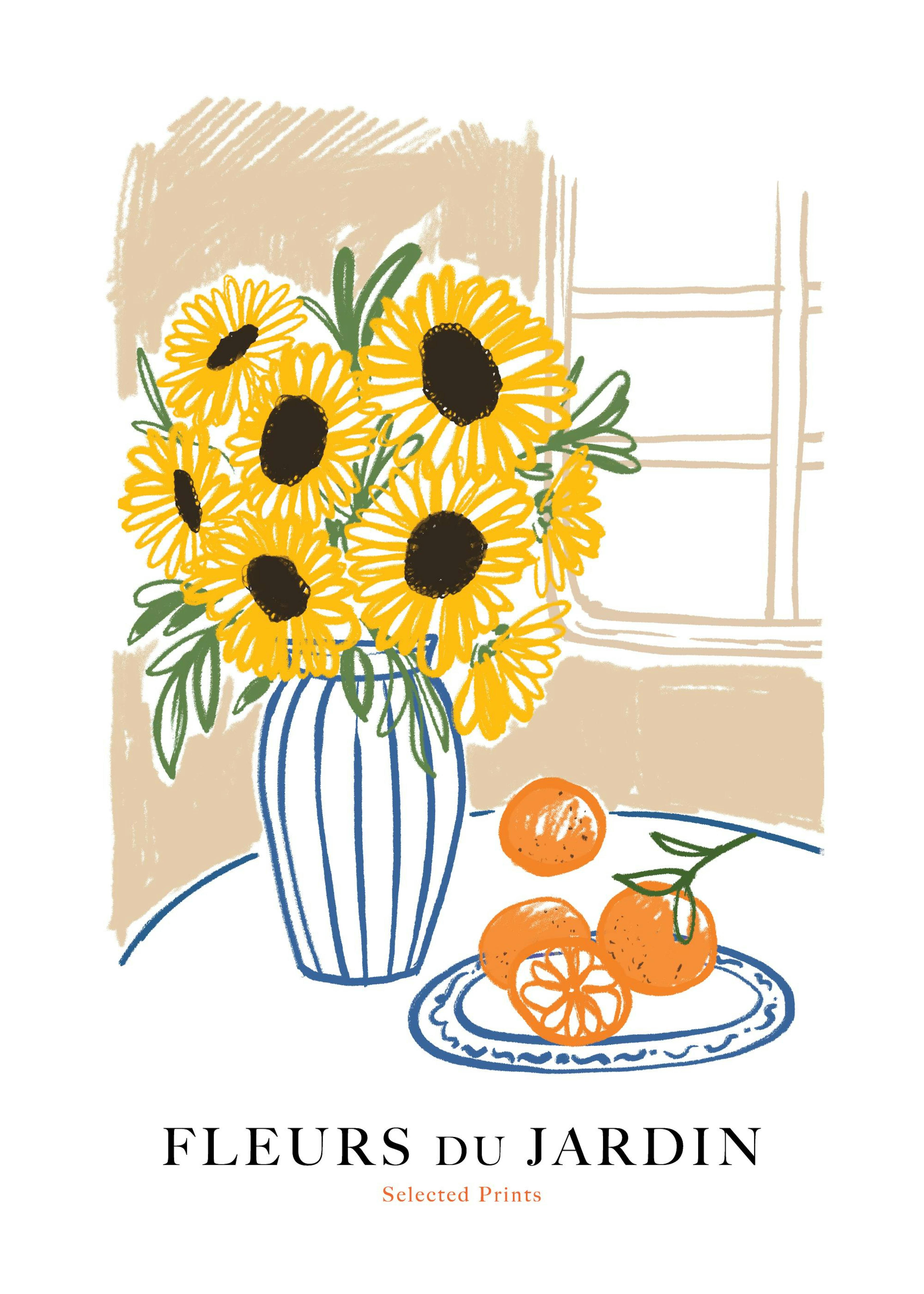 Fleurs du Jardin No1 Poster 0