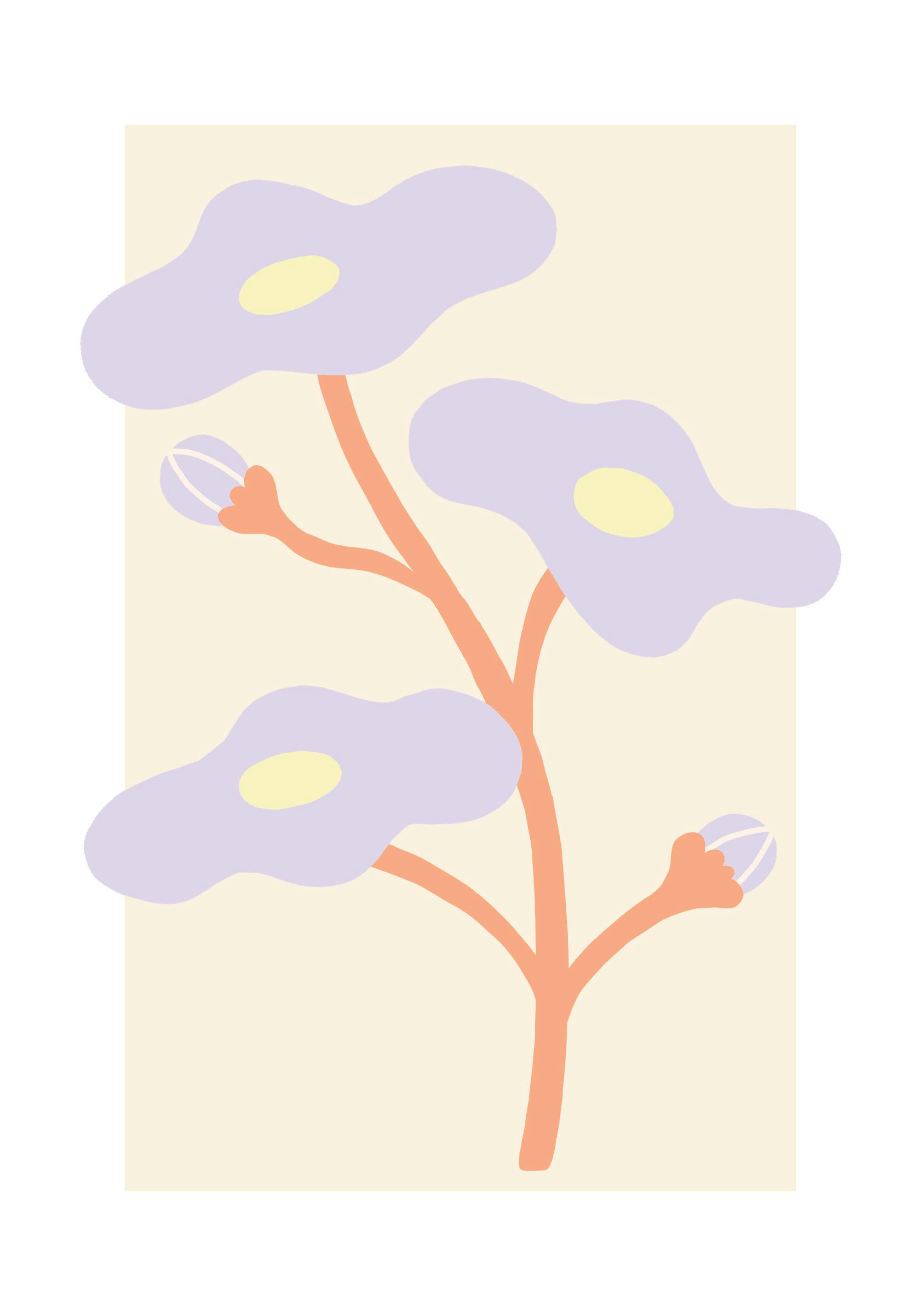 Lilac Flower Print