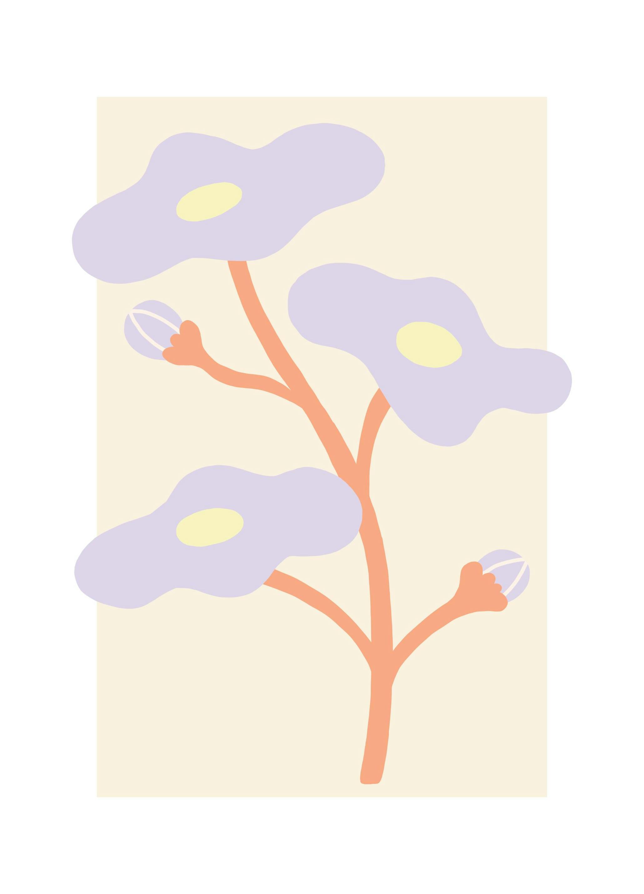 Lilac Flower Poster (30x40 cm)