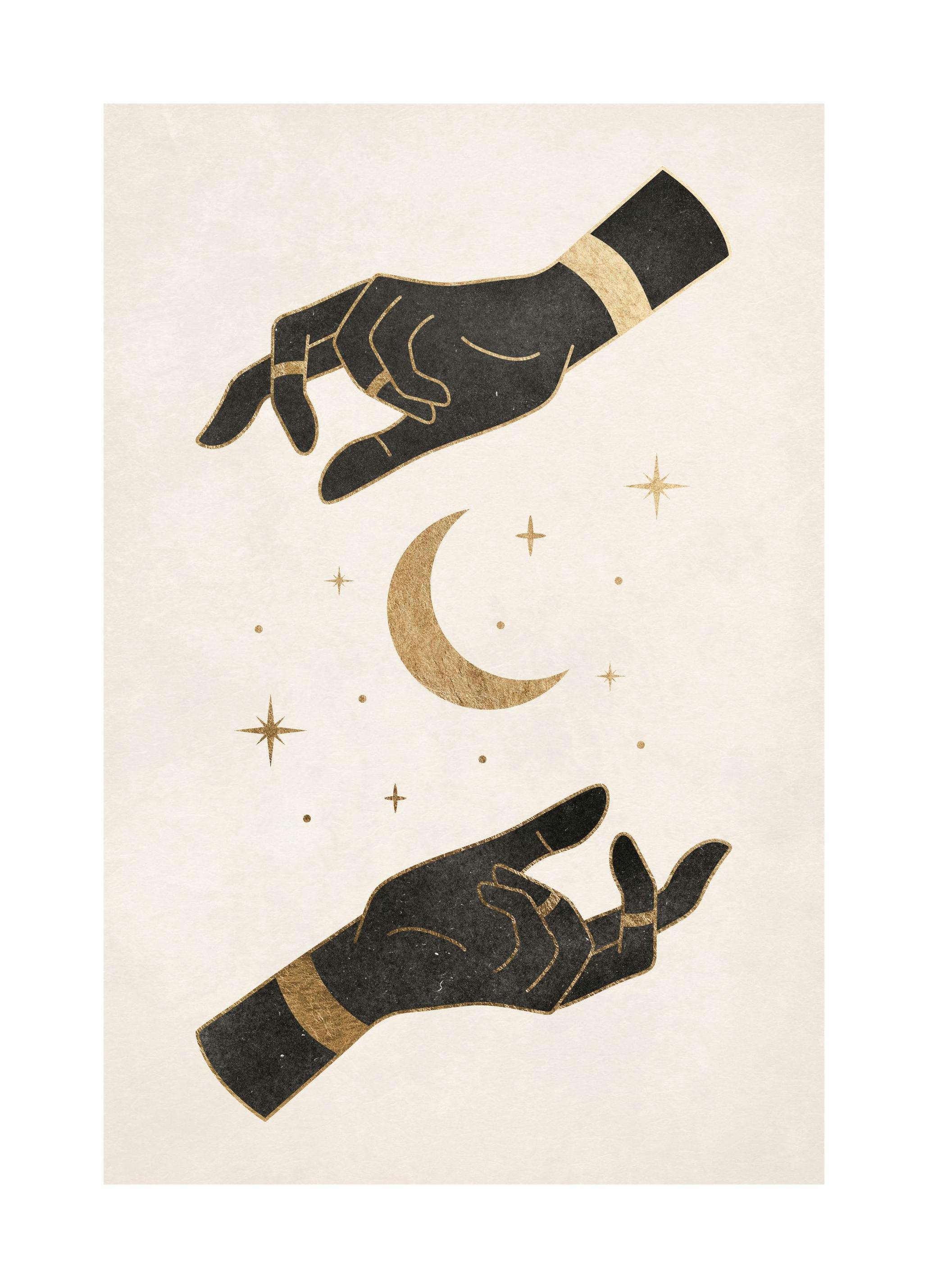 Mystic Hands Plagát (21x30 cm)