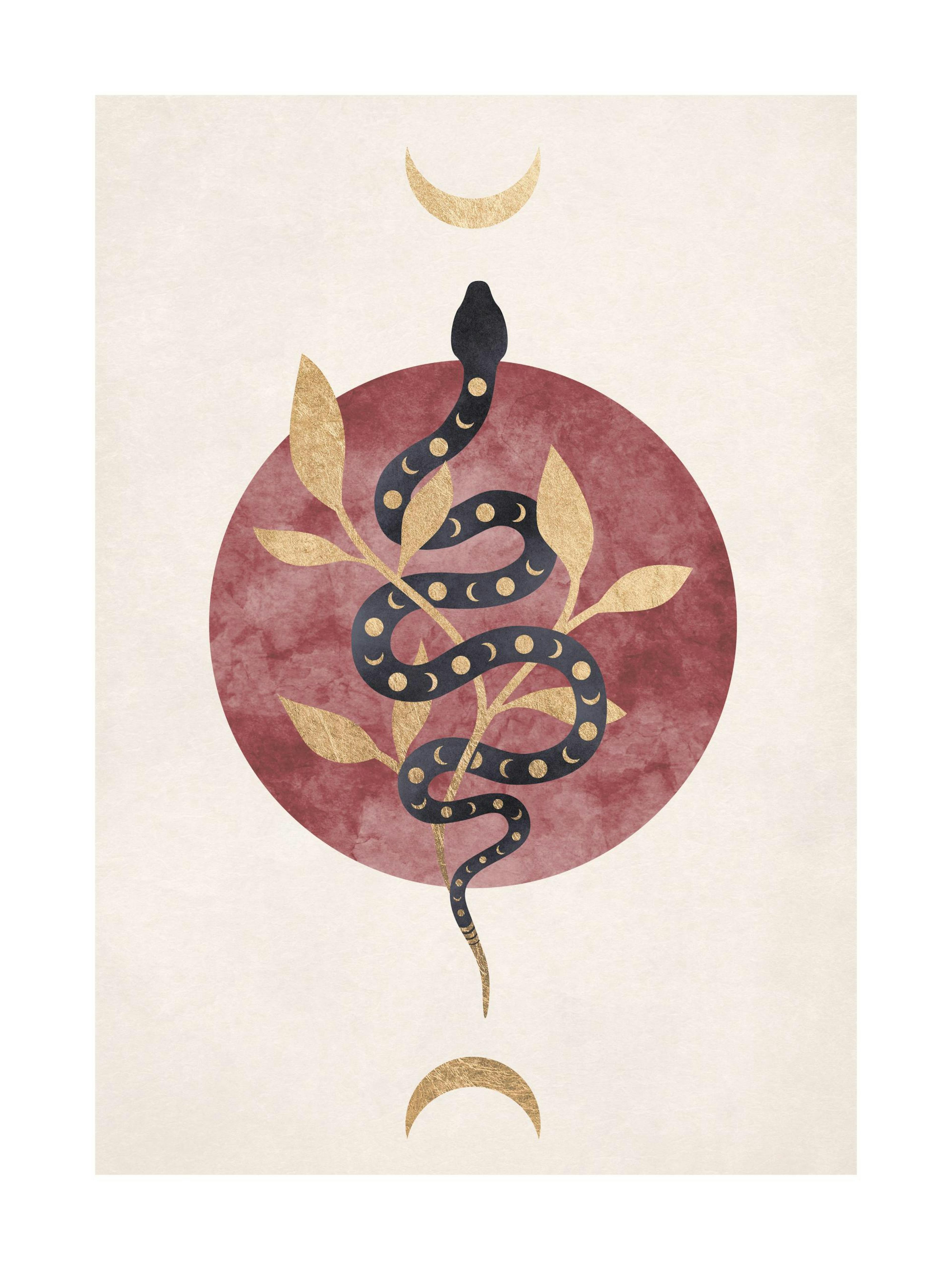 Moon Snake Plakat