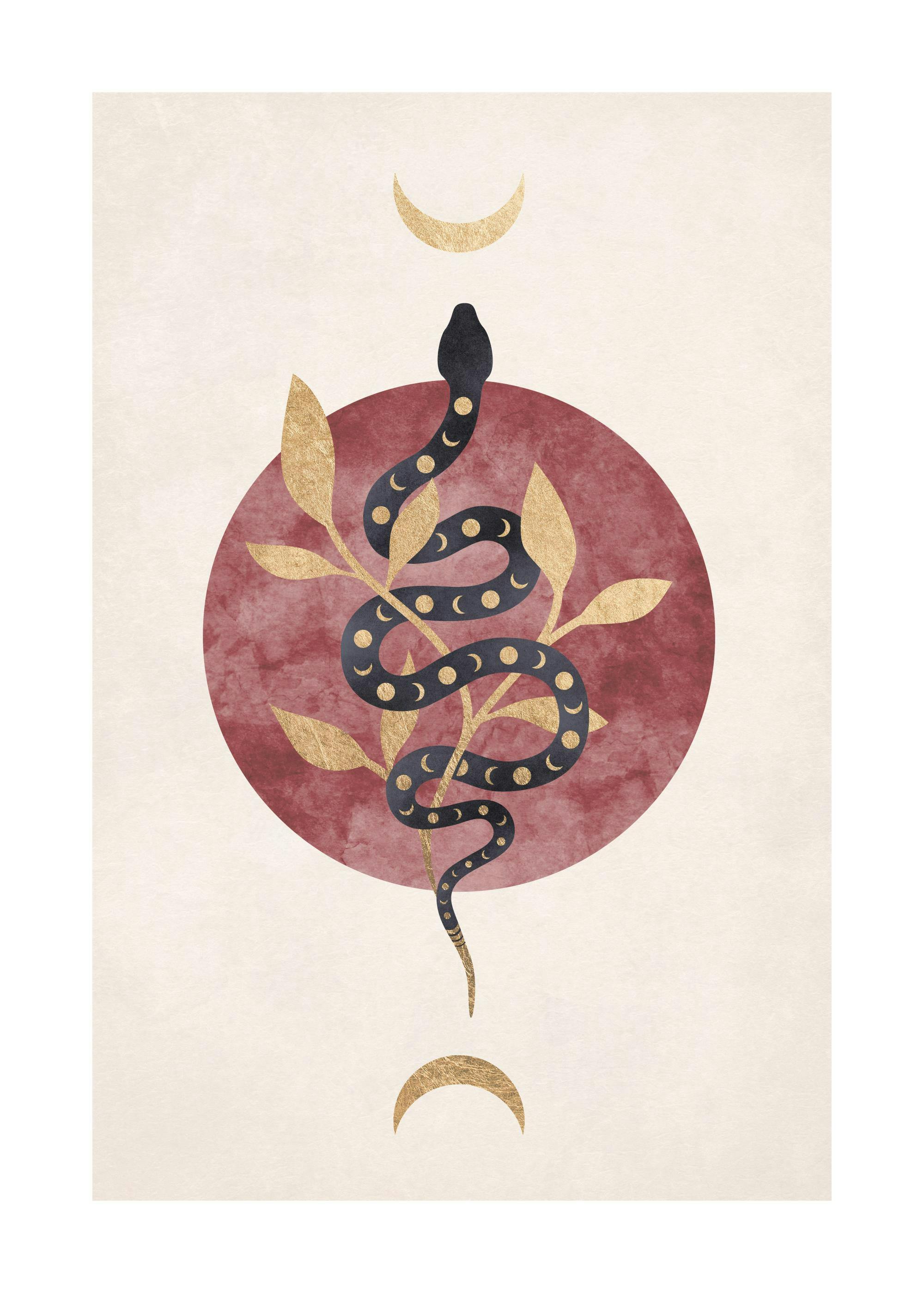 Moon Snake Plagát 0
