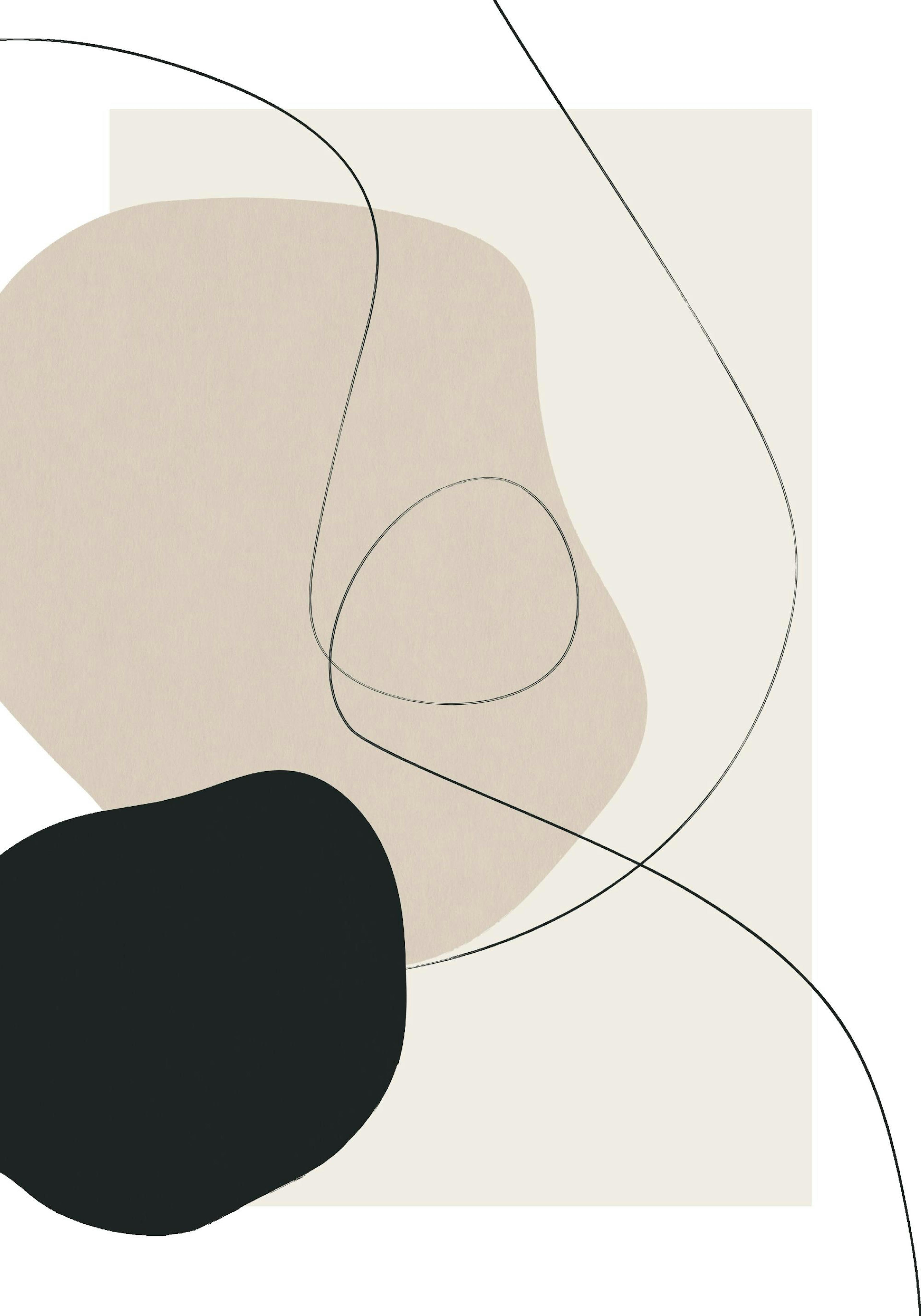 Boho Shapes Poster
