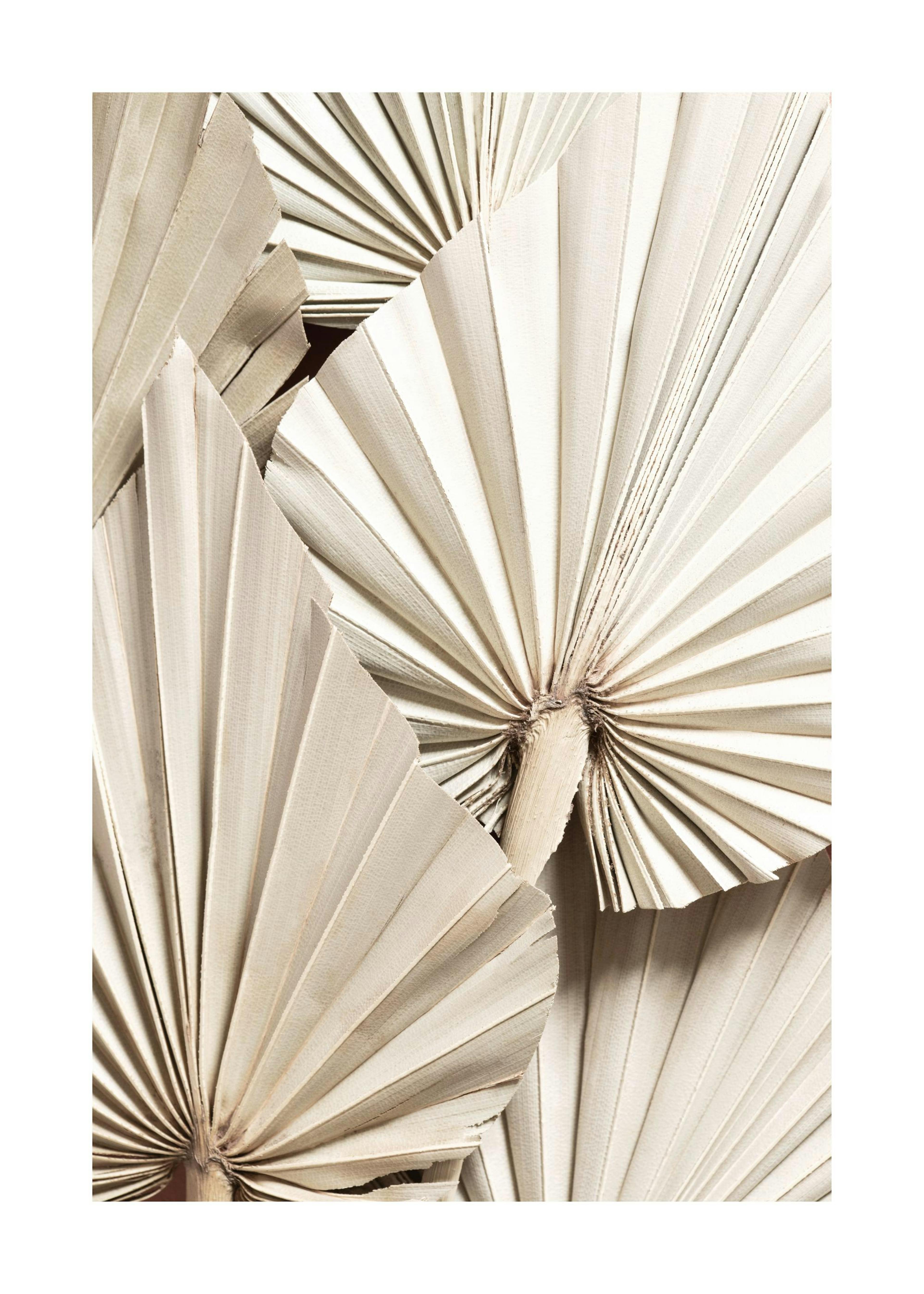 Pleated Palm Print 0