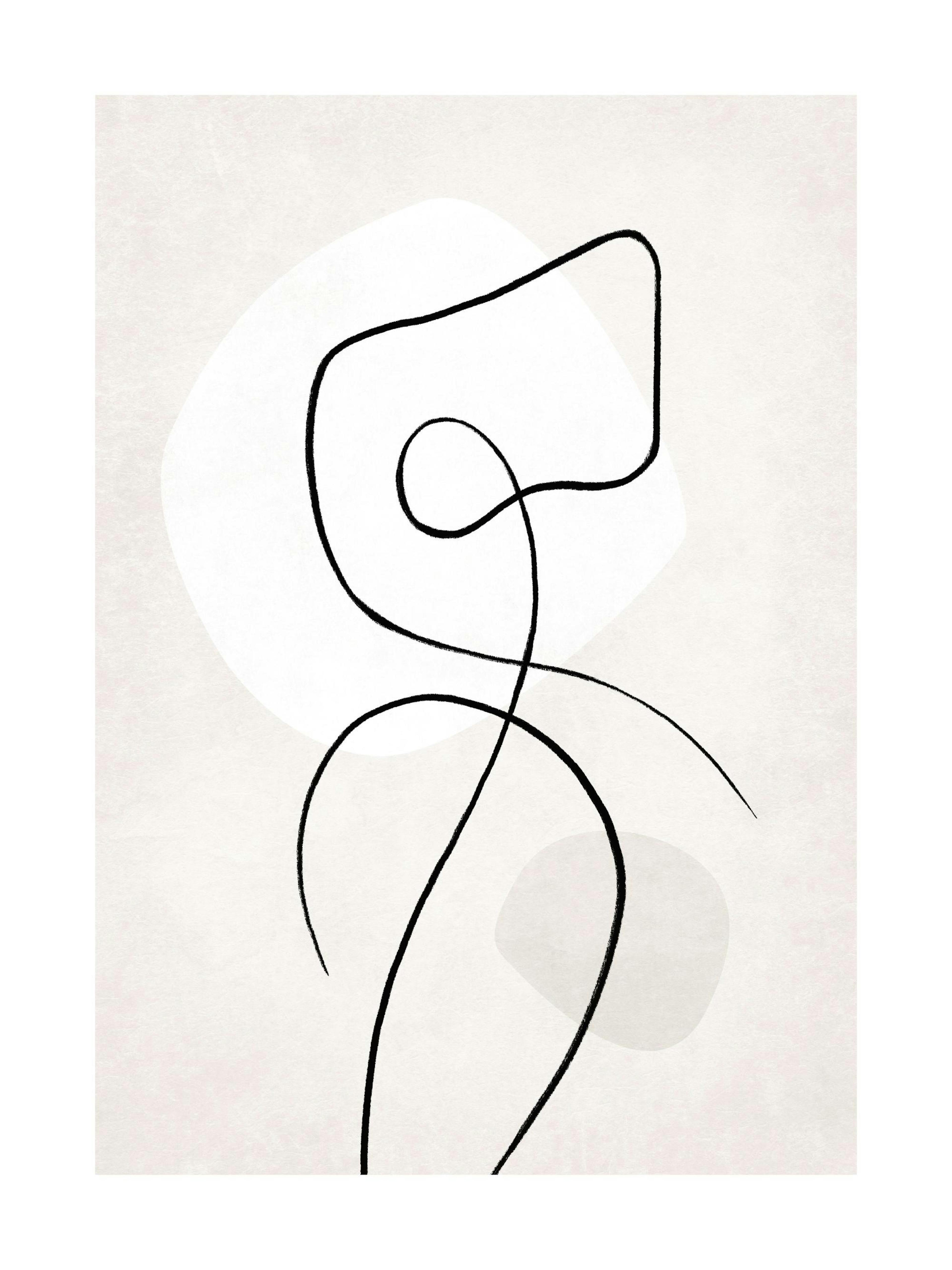 Artful Lines No4 Poster