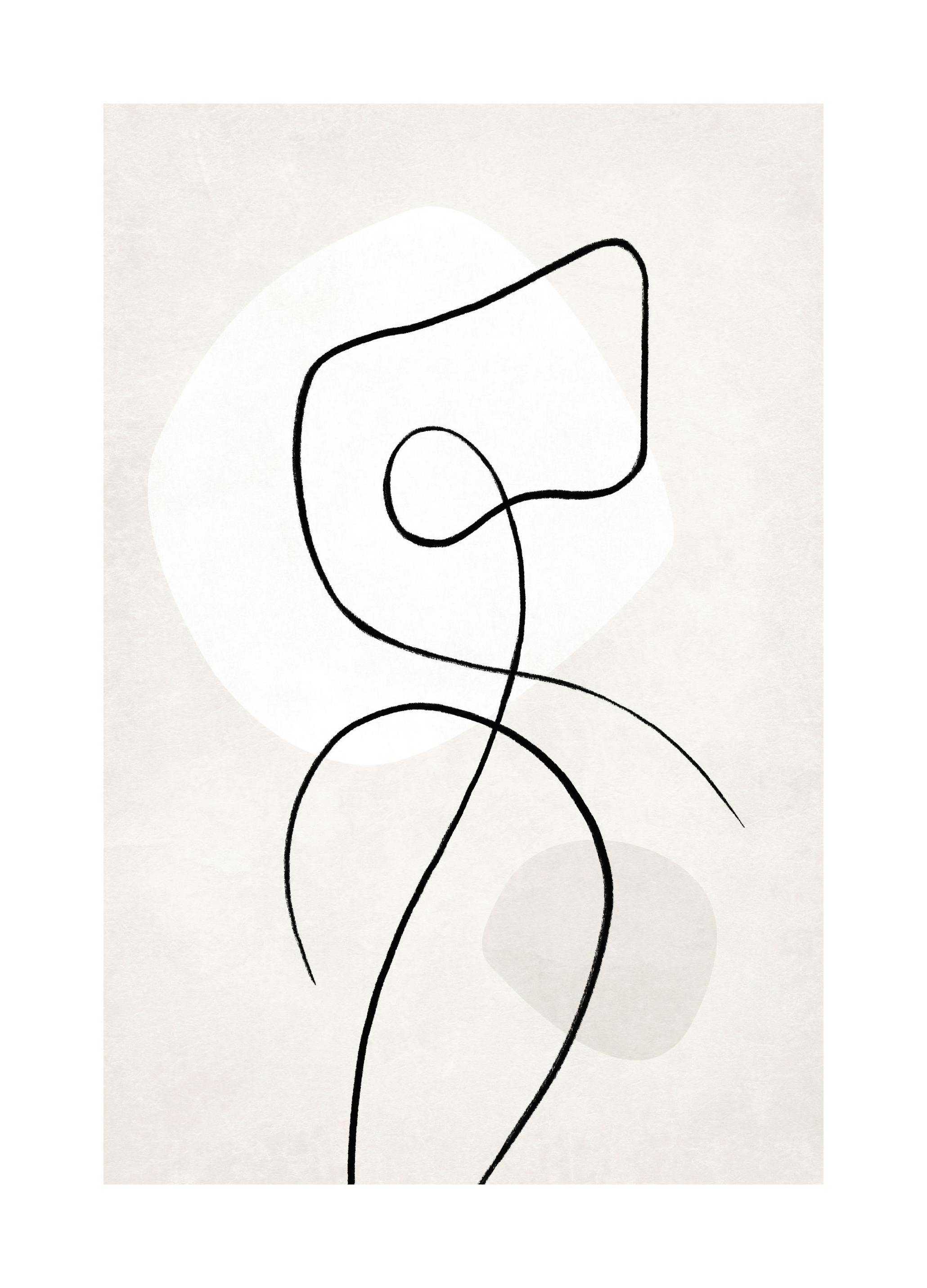 Prints - Artful Lines No4 Print (30x40 cm) - Line Art prints