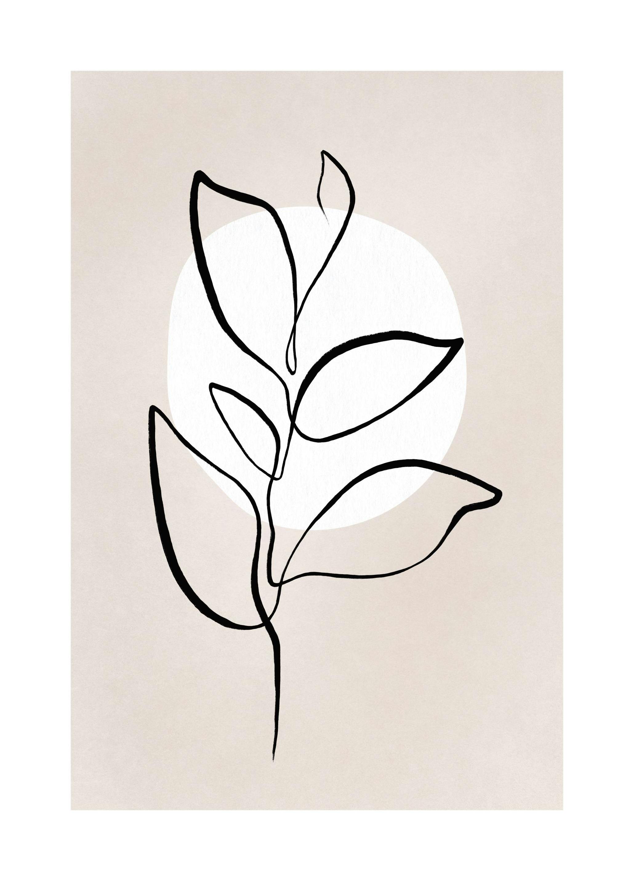 Prints - Botanical Lines No2 Print (21x30 cm) - Line Art prints