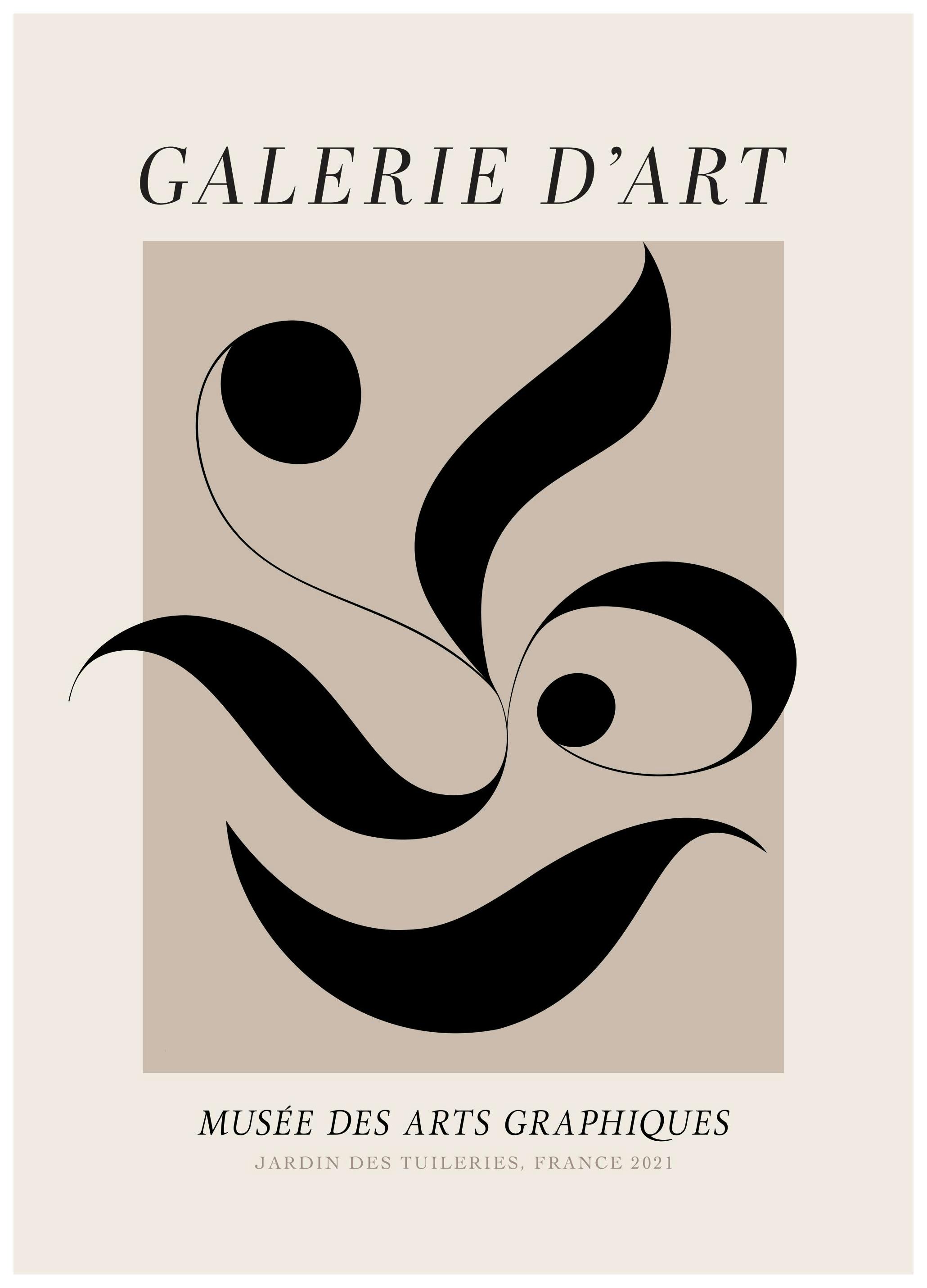Galerie D'art No2 Plakat (50x70 cm)- Sztuka abstrakcyjna