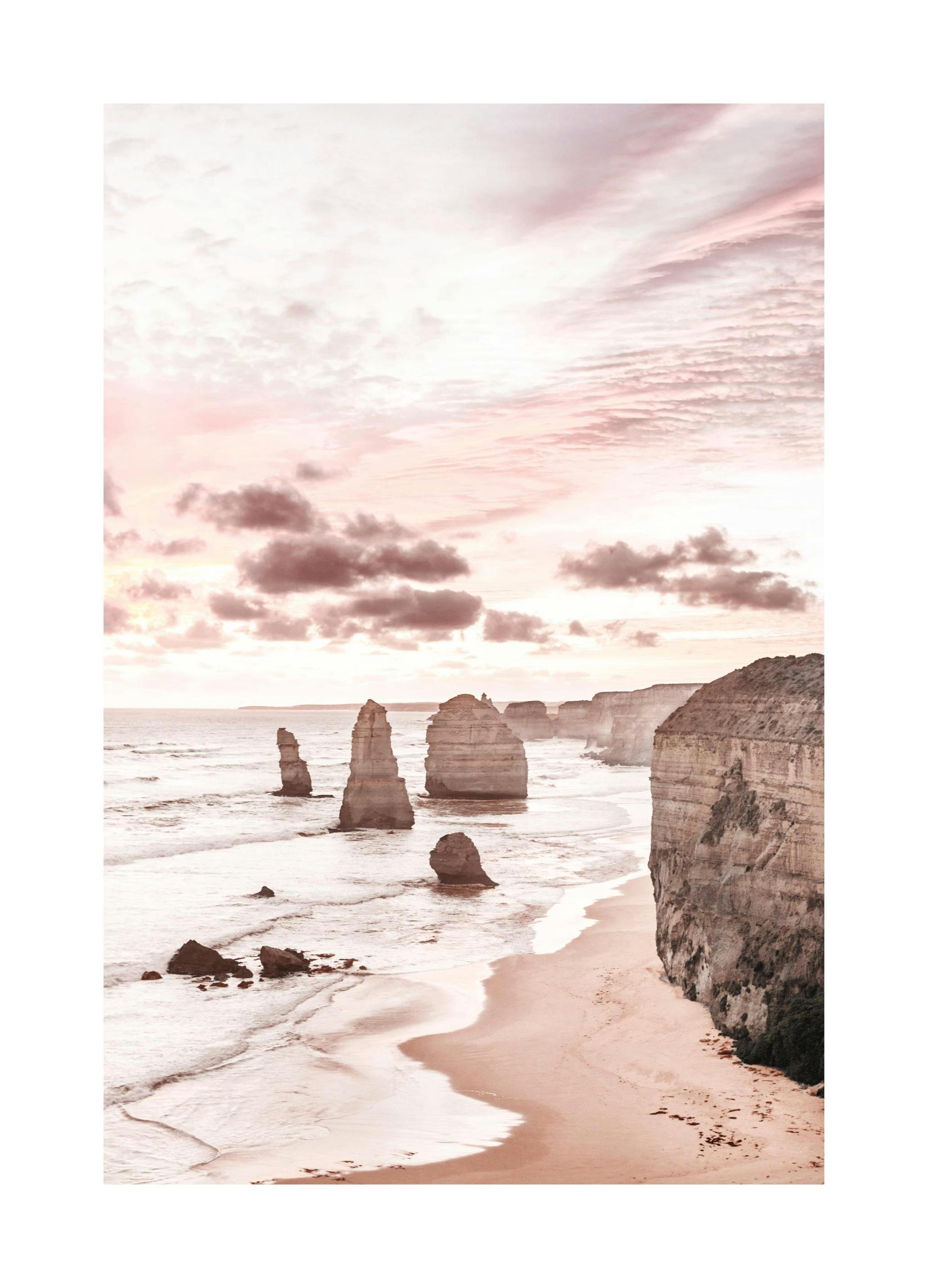 Sunset Landscape Poster (50x70 cm)- Fotografias e posters do mar