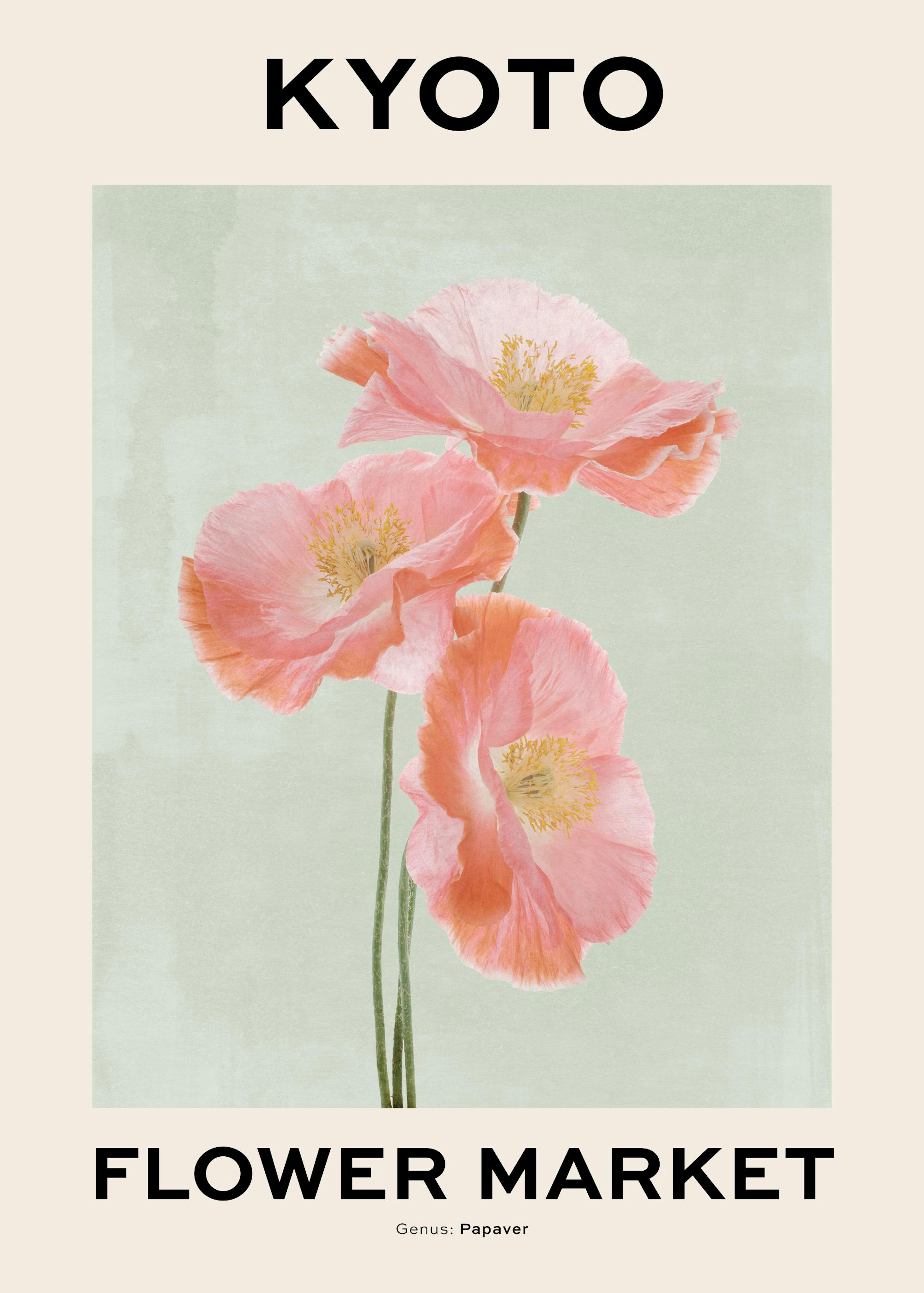Kyoto Flower Market Poster 0
