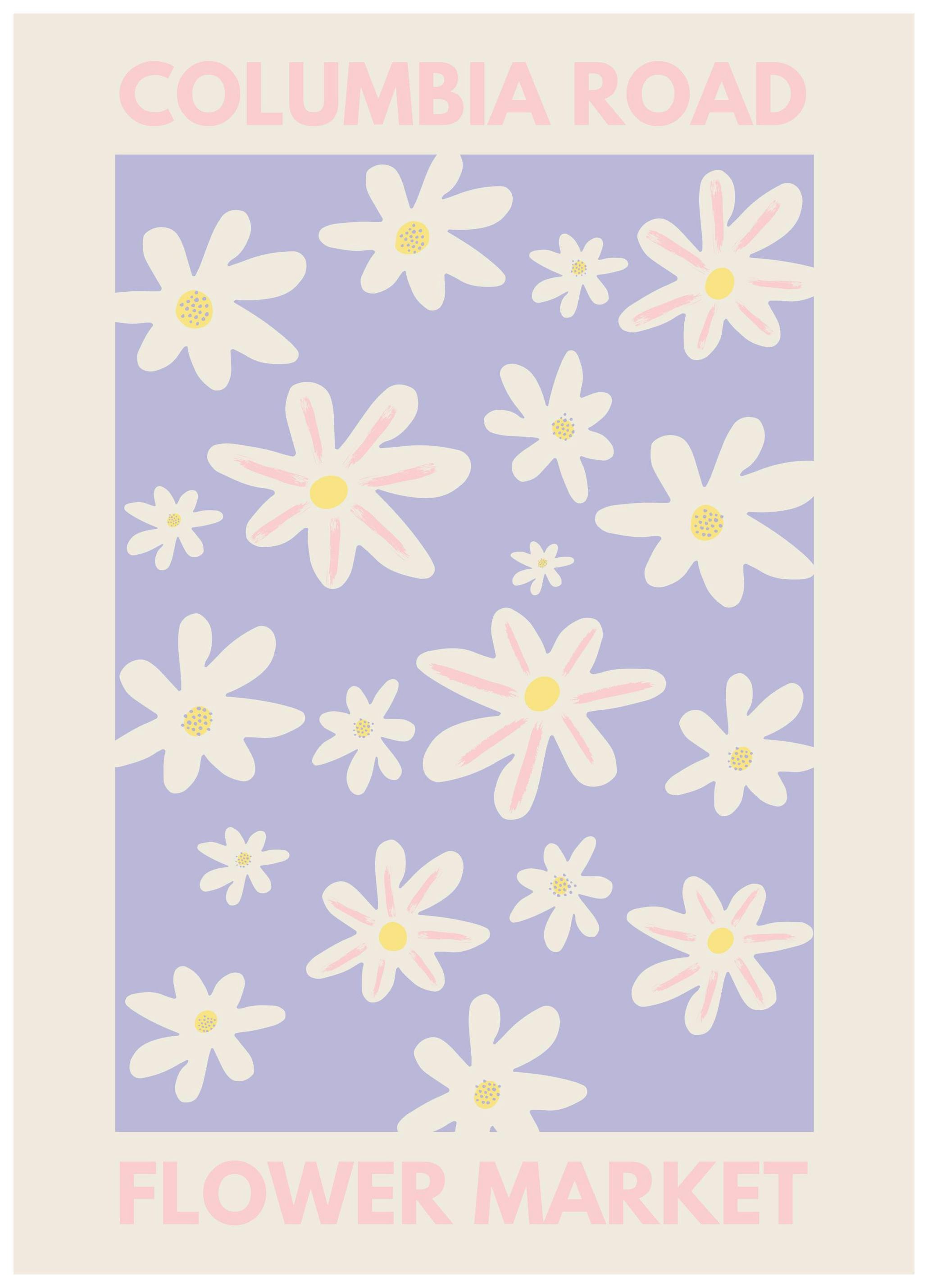 Columbia Road Poster (30x40 cm) -  Poster mit Blumenmotiven
