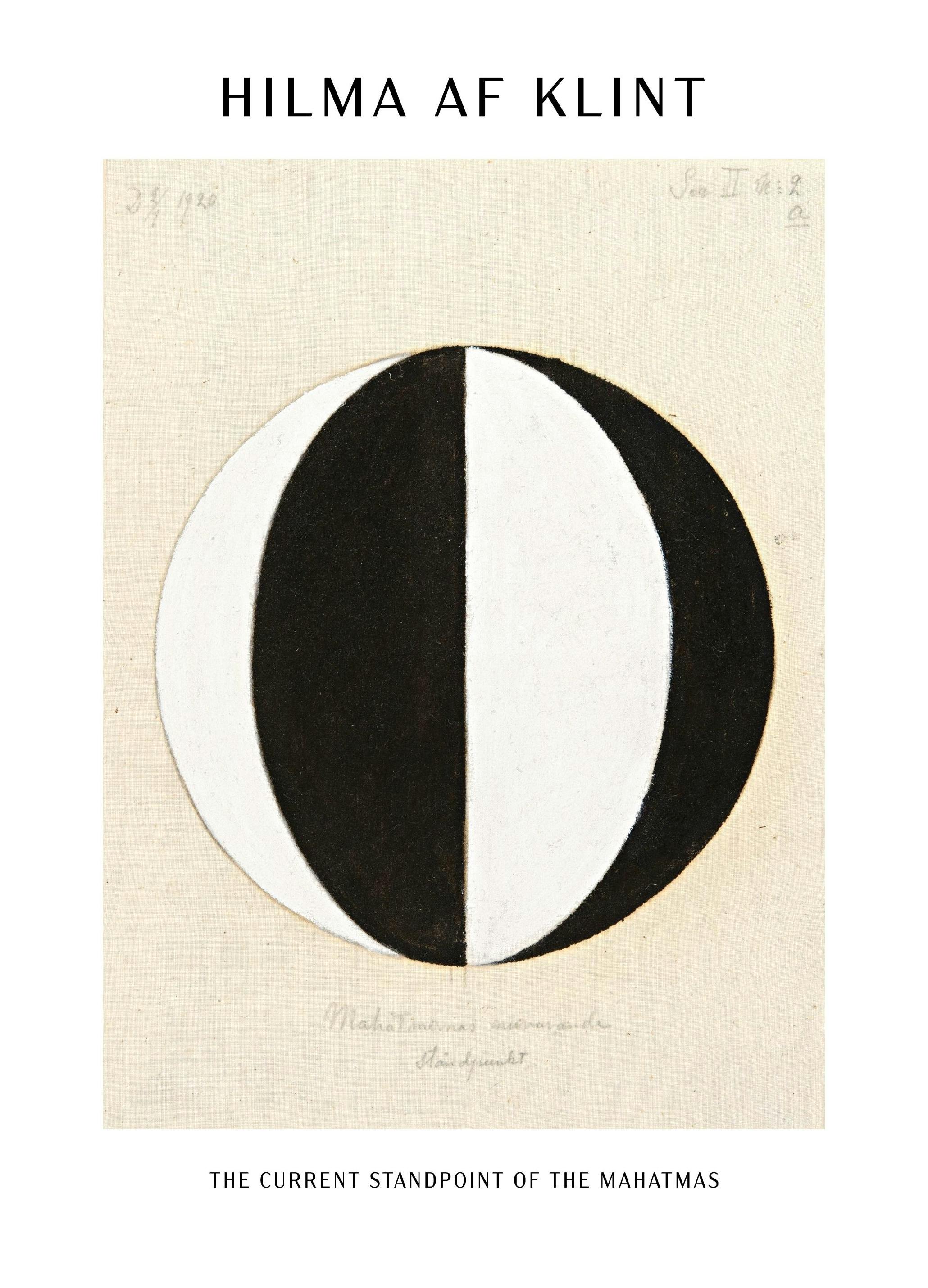 Poster - The current standpoint of the mahatmas by Hilma Af Klint (30x40 cm)
