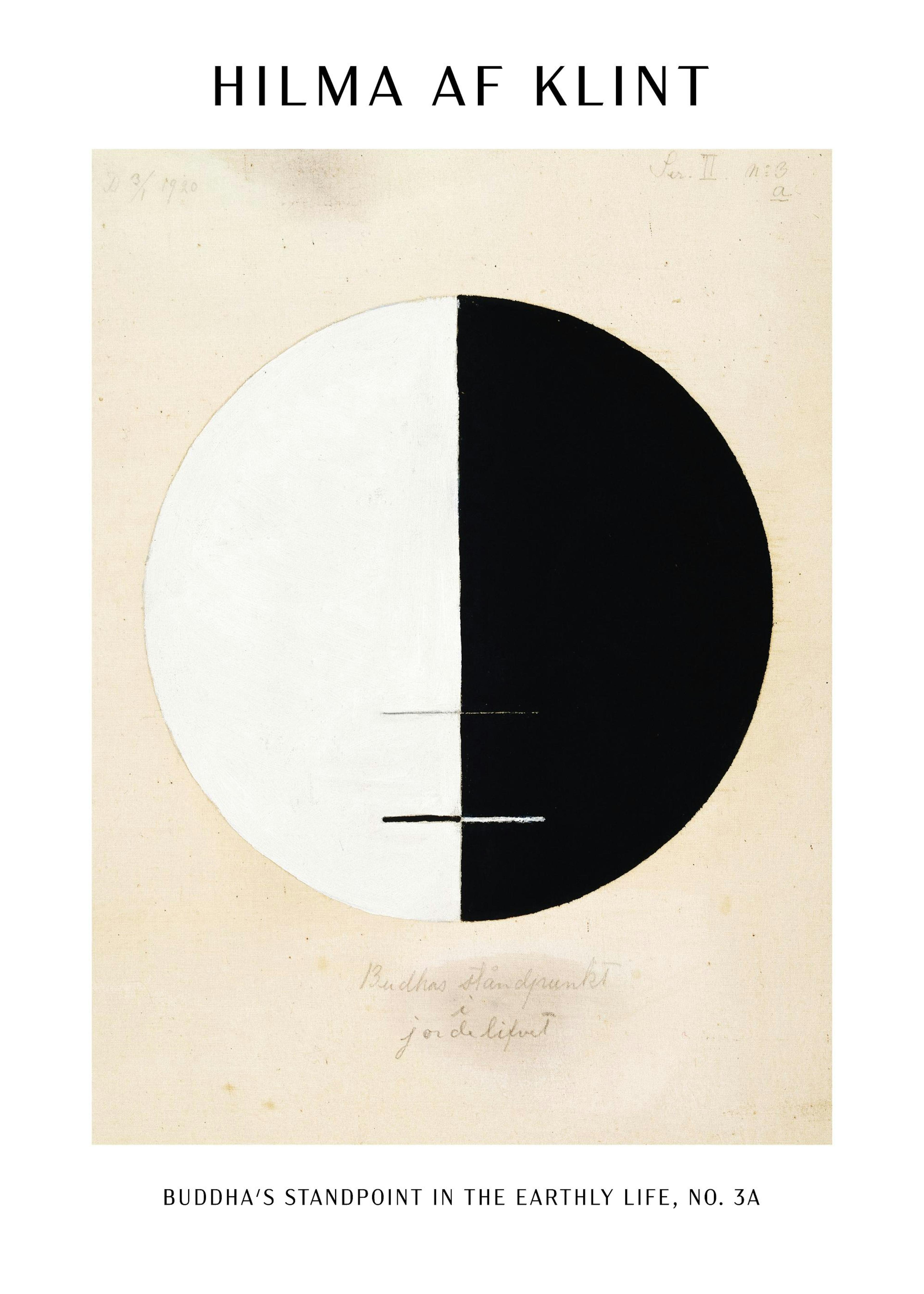 Print - Buddha´s standpoint in the earthly life, No.3A by Hilma Af Klint 0