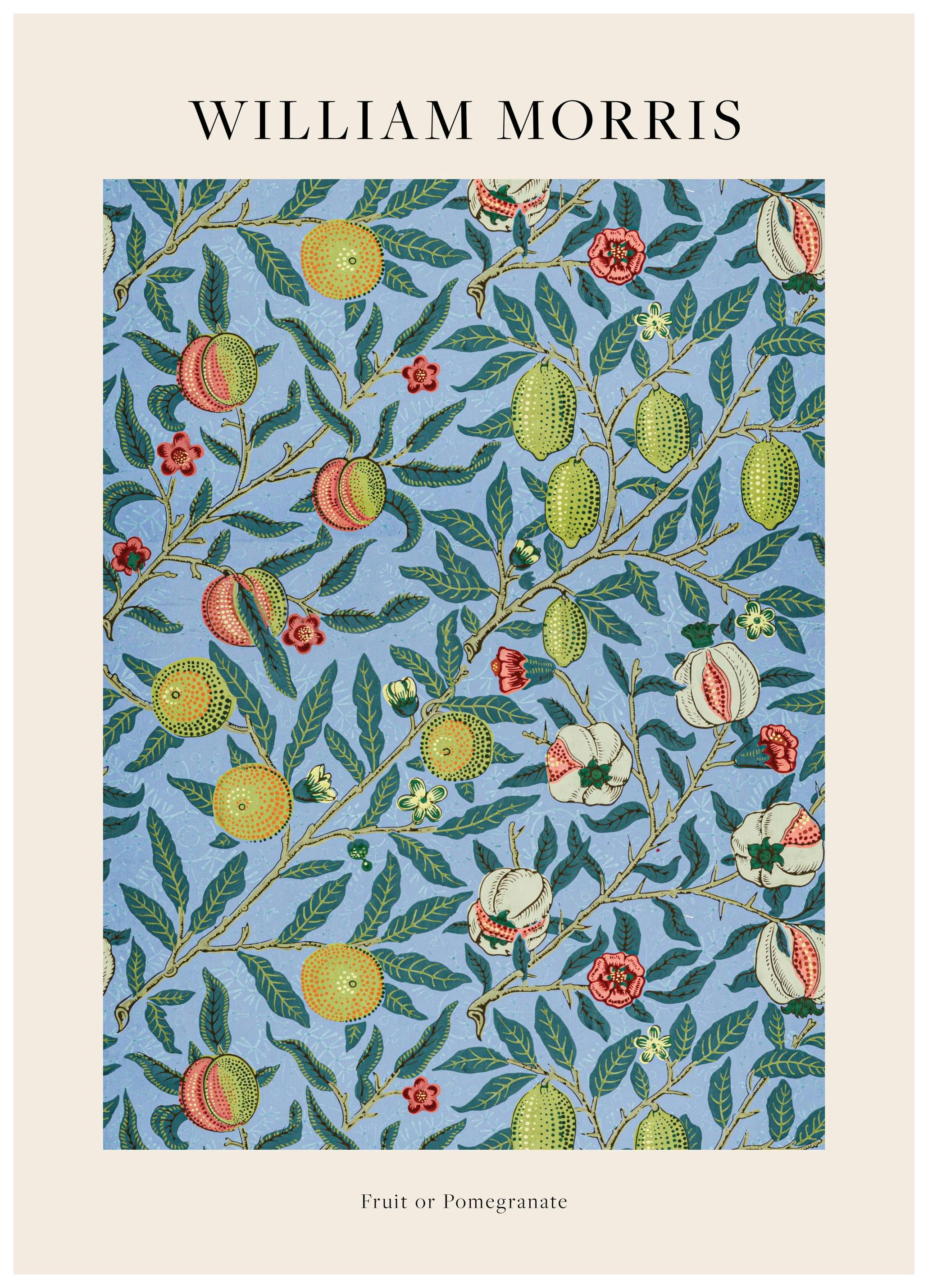 William Morris - Fruit or Pomegranate Plakat (30x40 cm) - Plakater > Malerier fra kjente kunstnere > William Morris Plakat