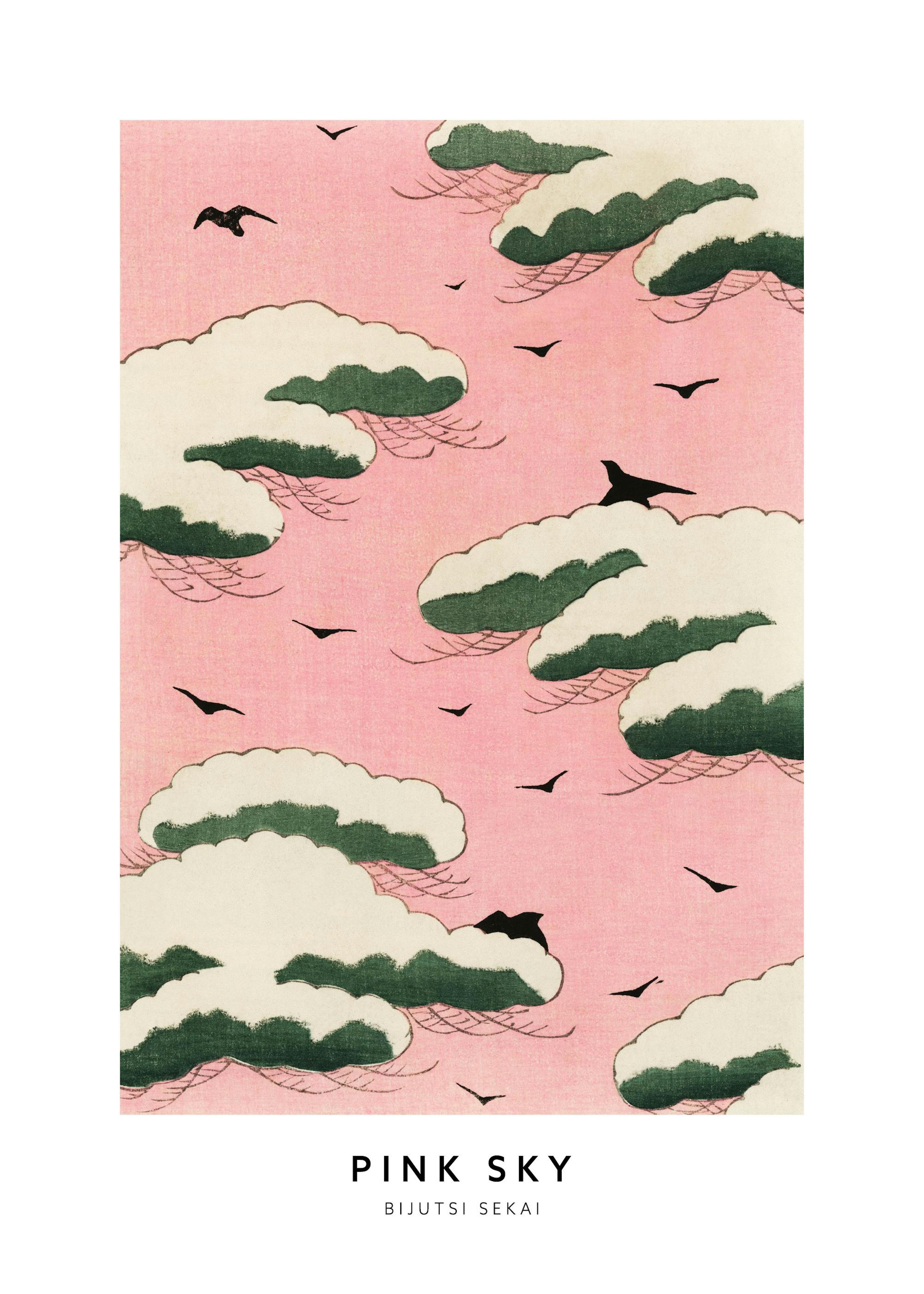 Watanabe Seitei - Pink Sky Poster 0